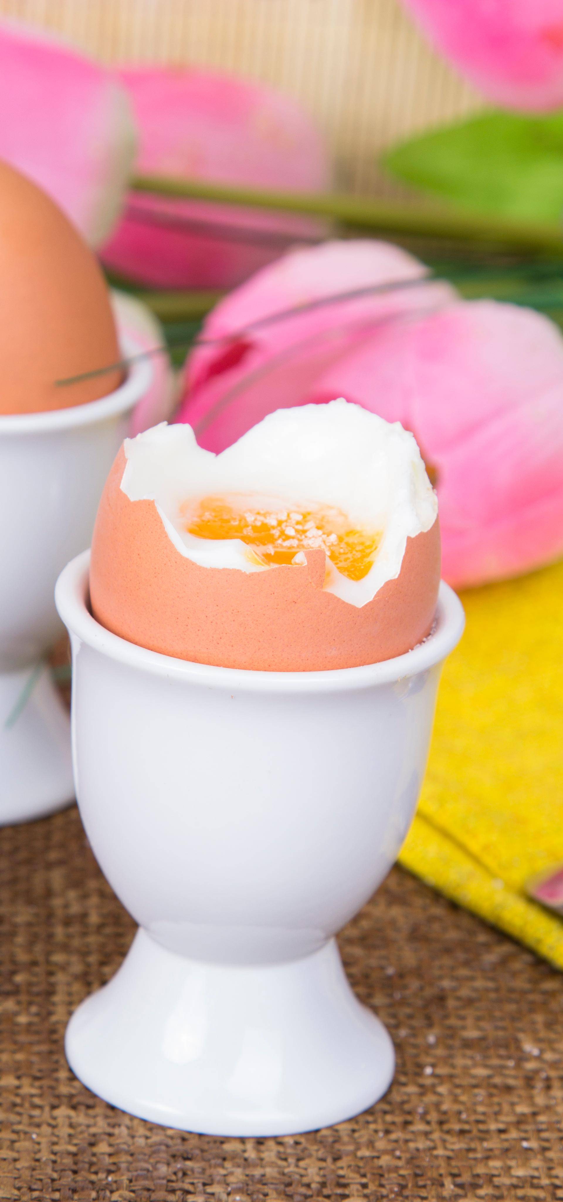 Oeuf cocotte cuit dans sa coquille - Recette Balance de cuisine | Tefal