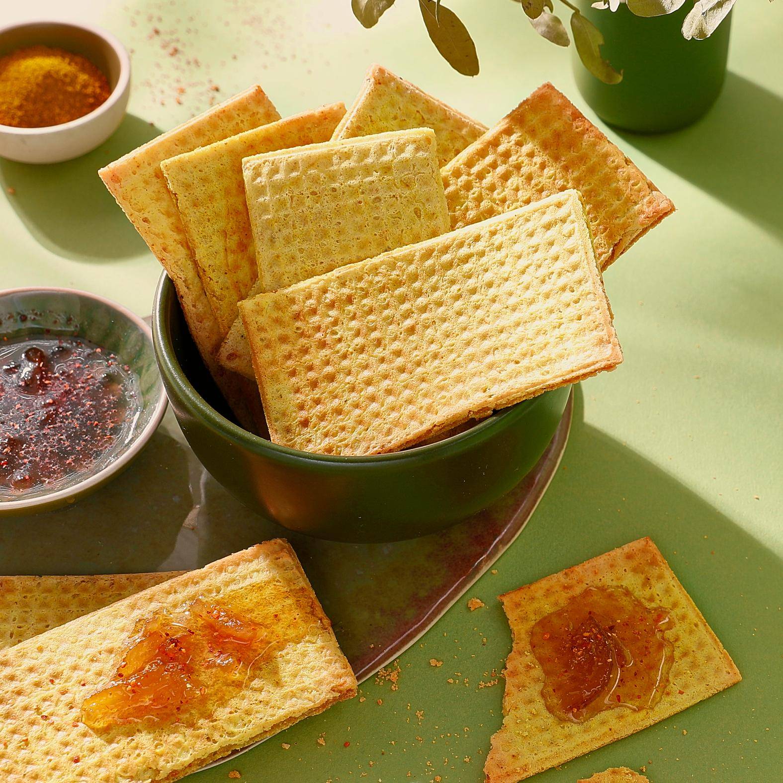 Gaufrettes au curry - Recette Snack Collection MECHANICAL | Tefal