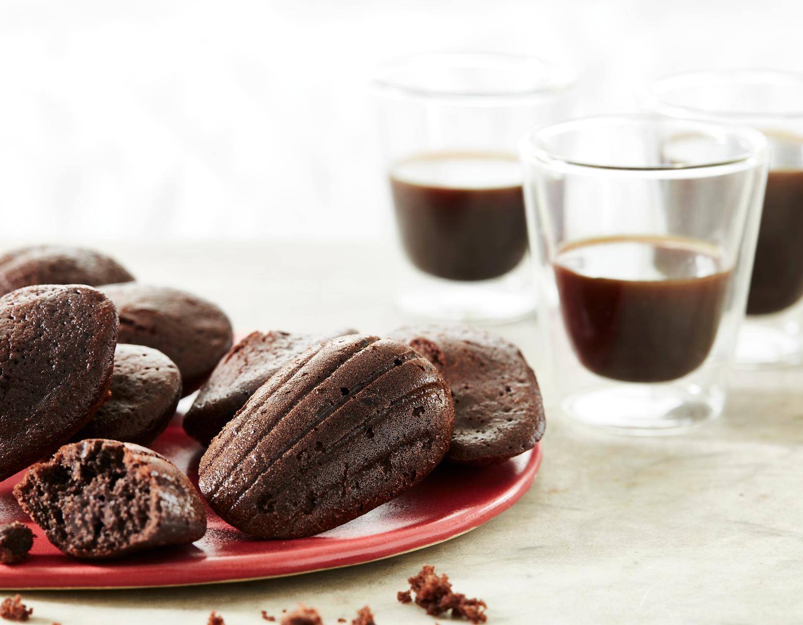 Mini-madeleines au chocolat - Recepten Snack Collection MECHANICAL | Tefal