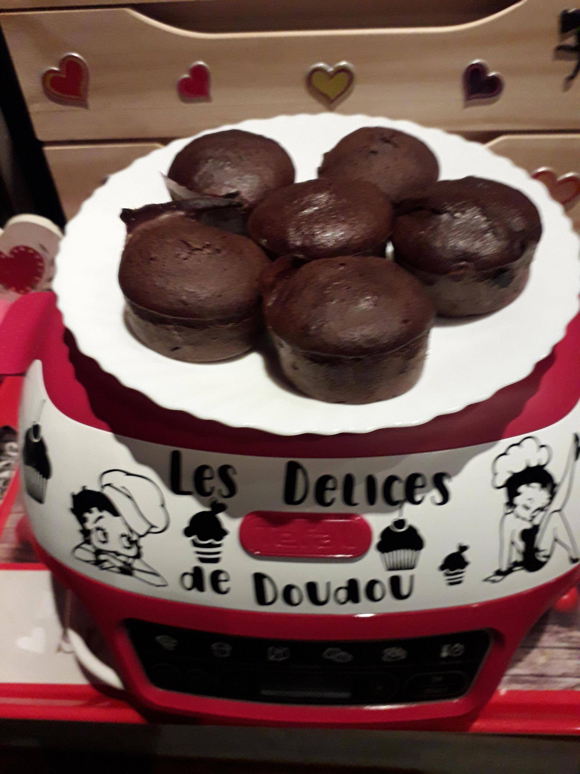 Cœurs coulants Alléges au chocolat noir ou au lait - Recette Cake Factory | Tefal