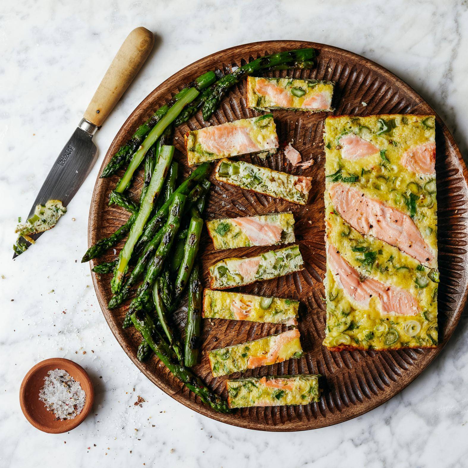Frittata de saumon et d'asperges vertes - Recette OptiGrill 2in1 | Tefal