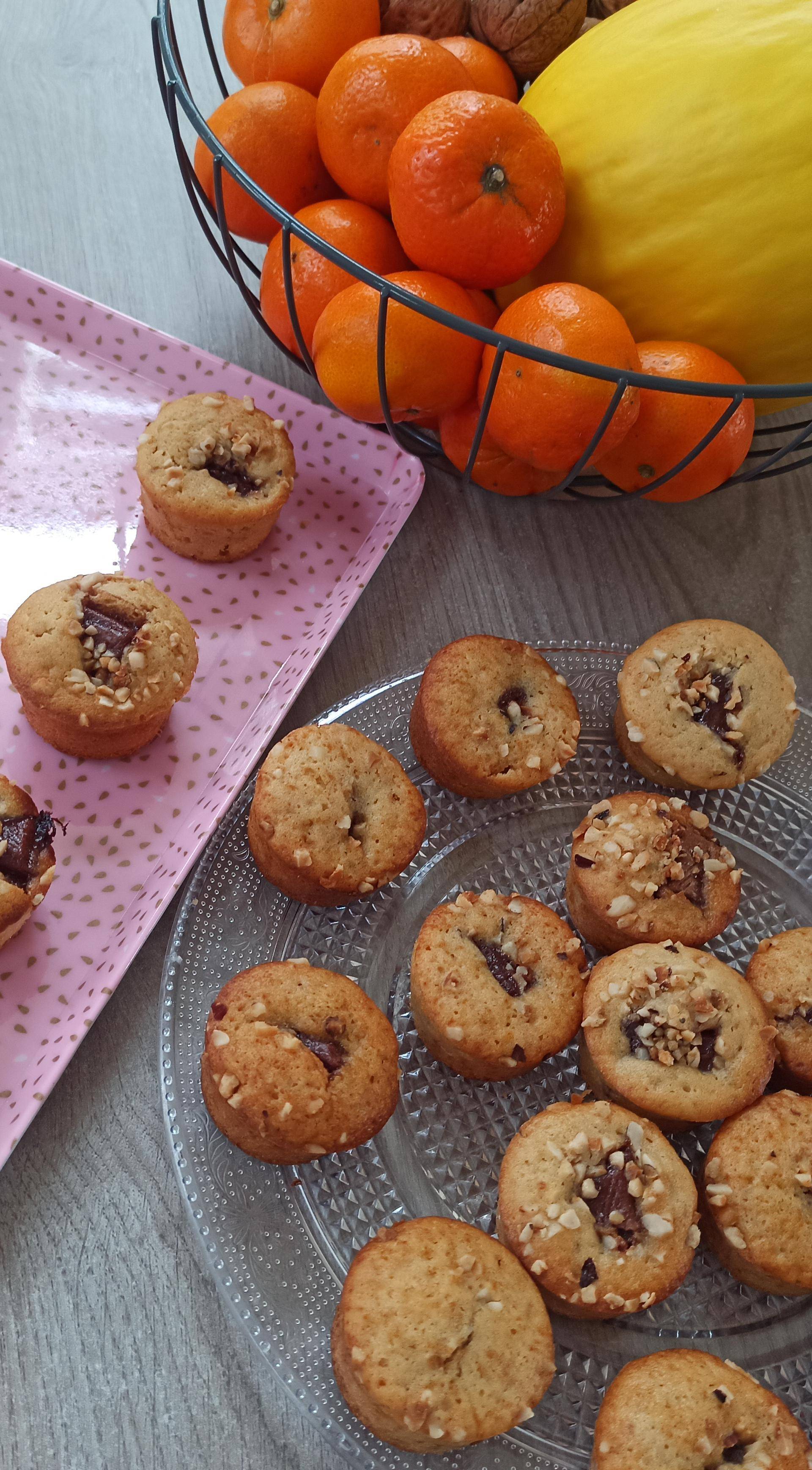 Mini muffin carré choco noisette - Recette Cake Factory | Tefal
