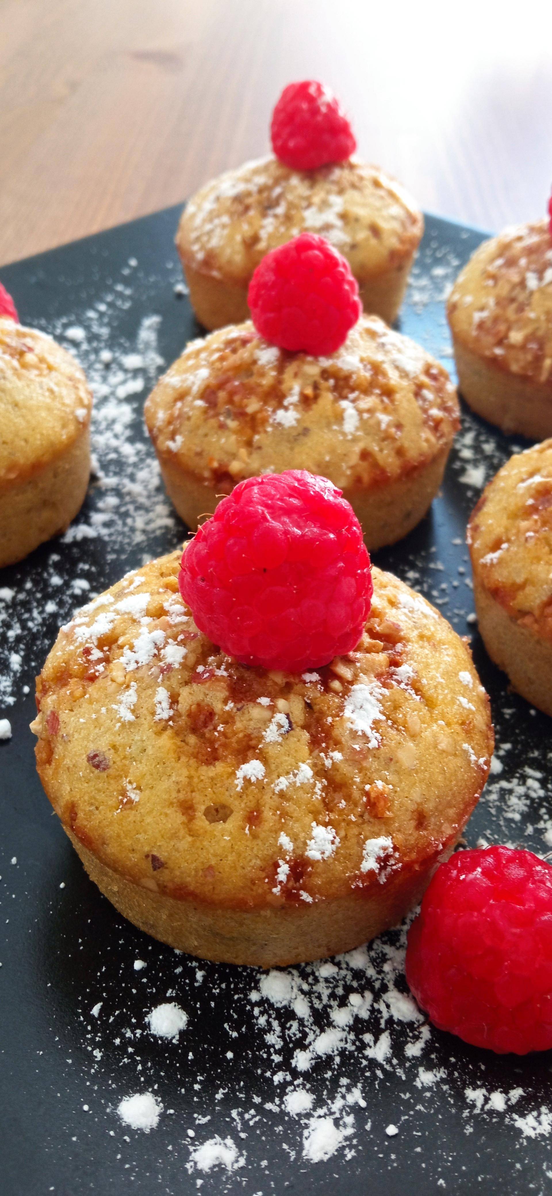 Muffins Noisette et framboises - Recepten Cake Factory | Tefal