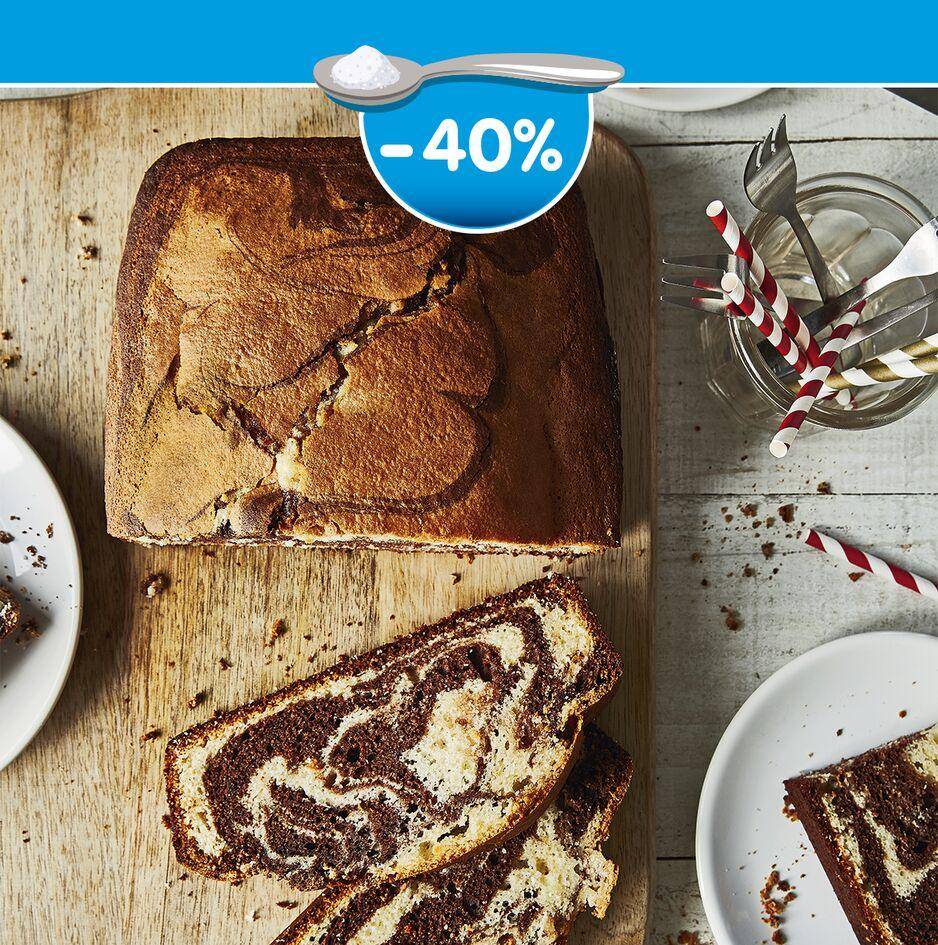 Réduit en Sucre*: Marbré chocolat vanille - Recepten Cake Factory Délices | Tefal