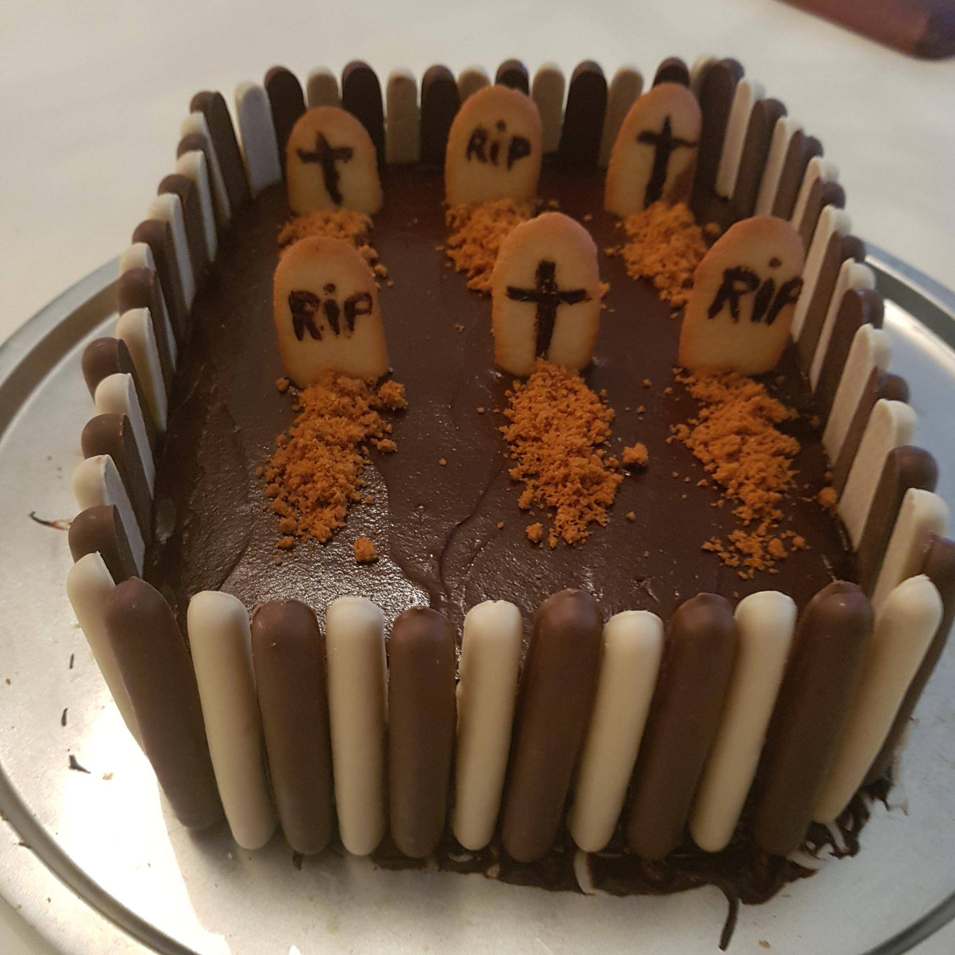 Gâteau cimetière Halloween - Recette Cake Factory | Tefal
