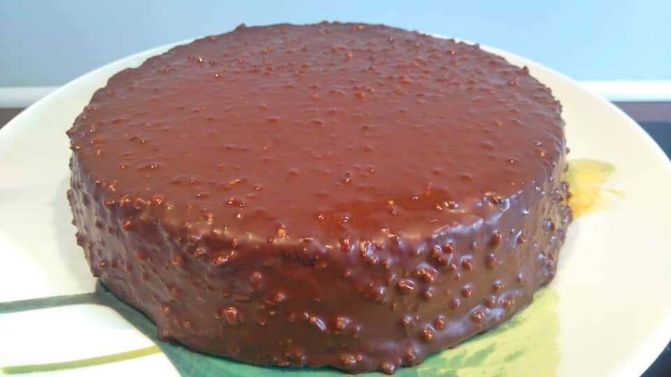 Gateau au chocolat ganache montée nutella et glaçage rocher - Recette Cake Factory | Tefal