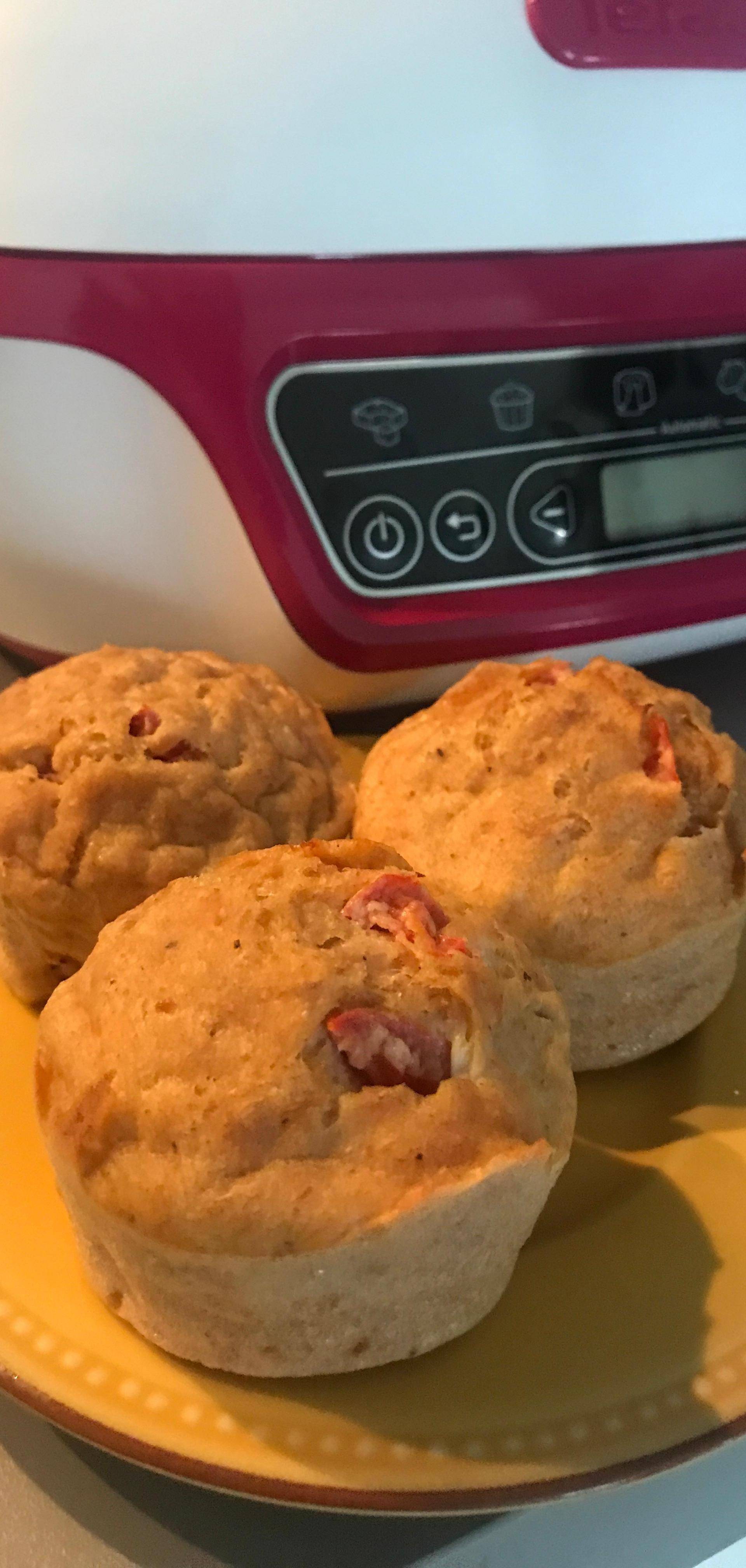 Muffins tomate et thon allégés - Recette Cake Factory | Tefal
