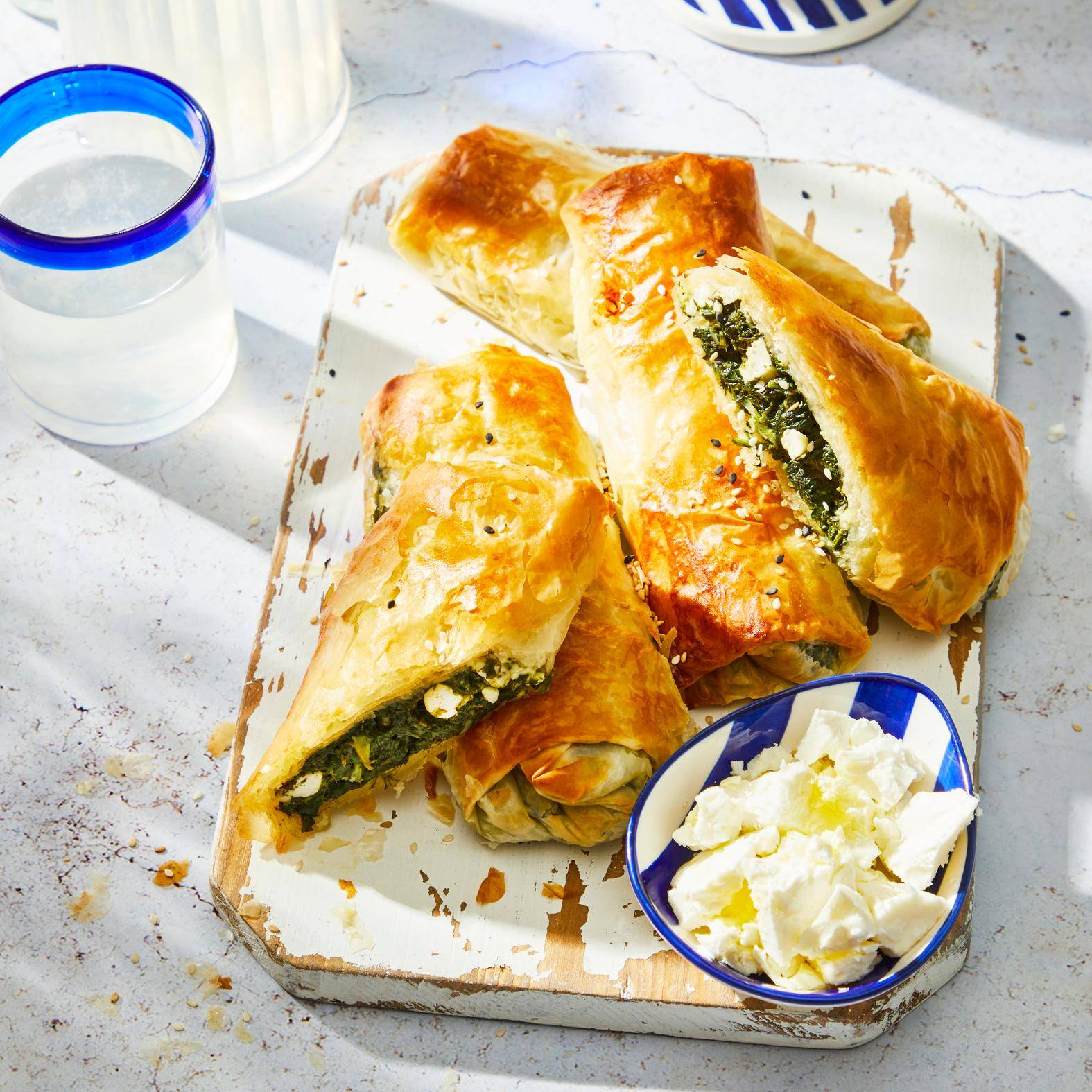 Spanakopita (roulés aux épinards) - Recette OptiGrill 4in1 | Tefal
