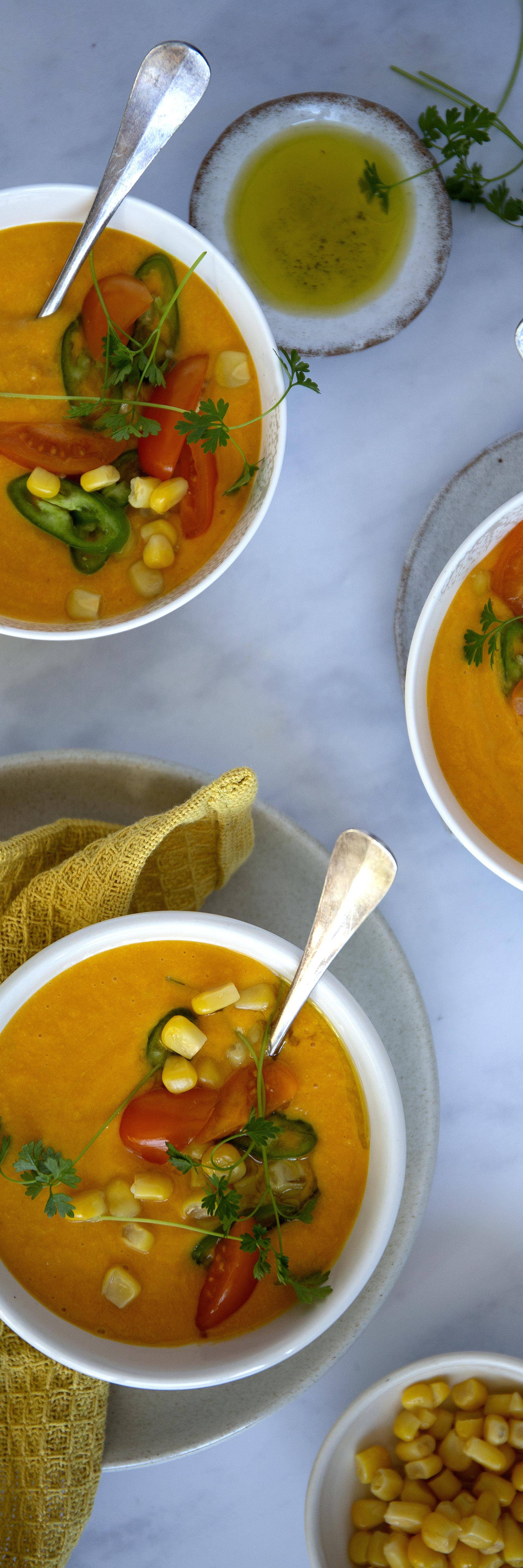 Potage butternut et maïs - Recette undefined | Tefal