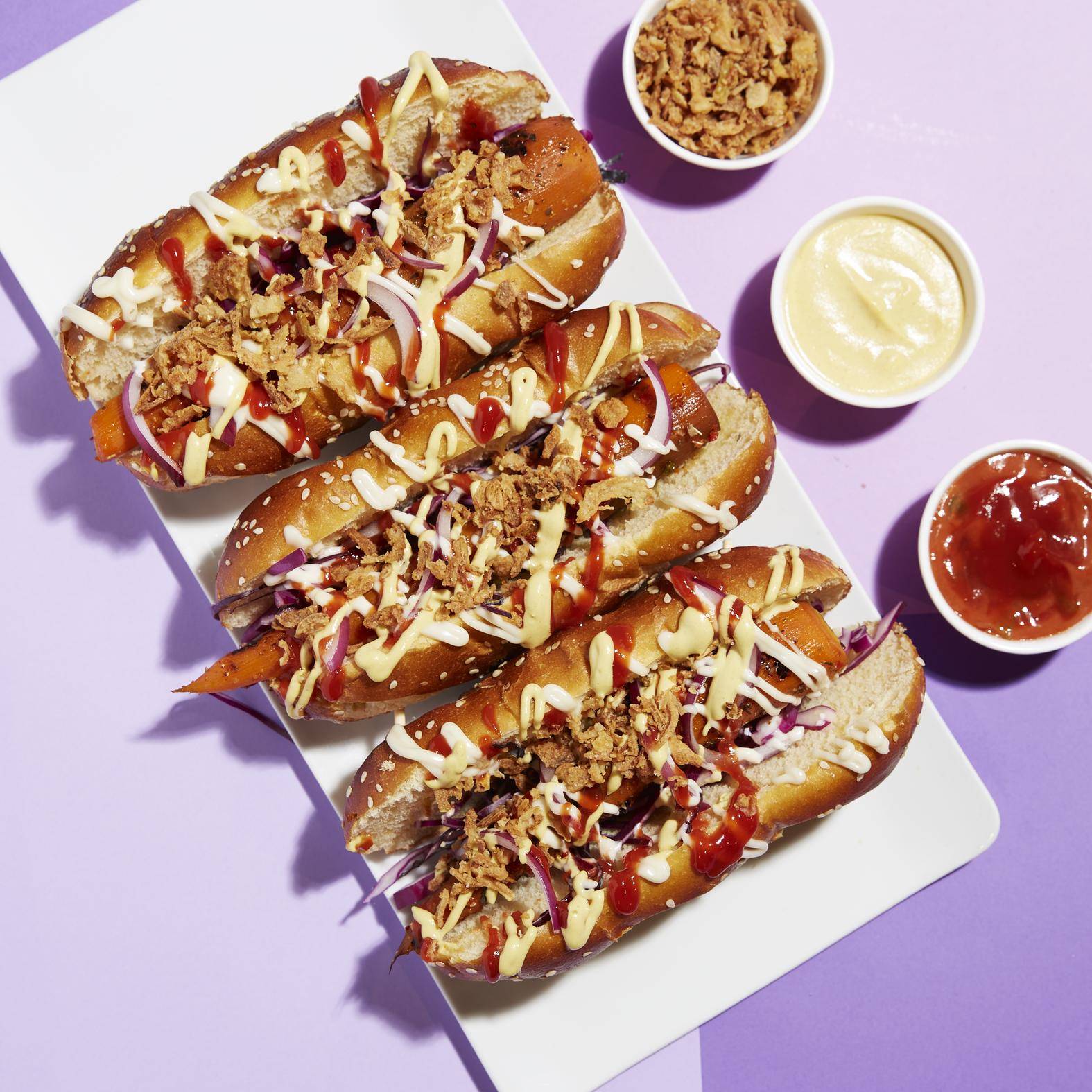 Hot dogs vegan - Recepten OptiGrill 2in1 | Tefal