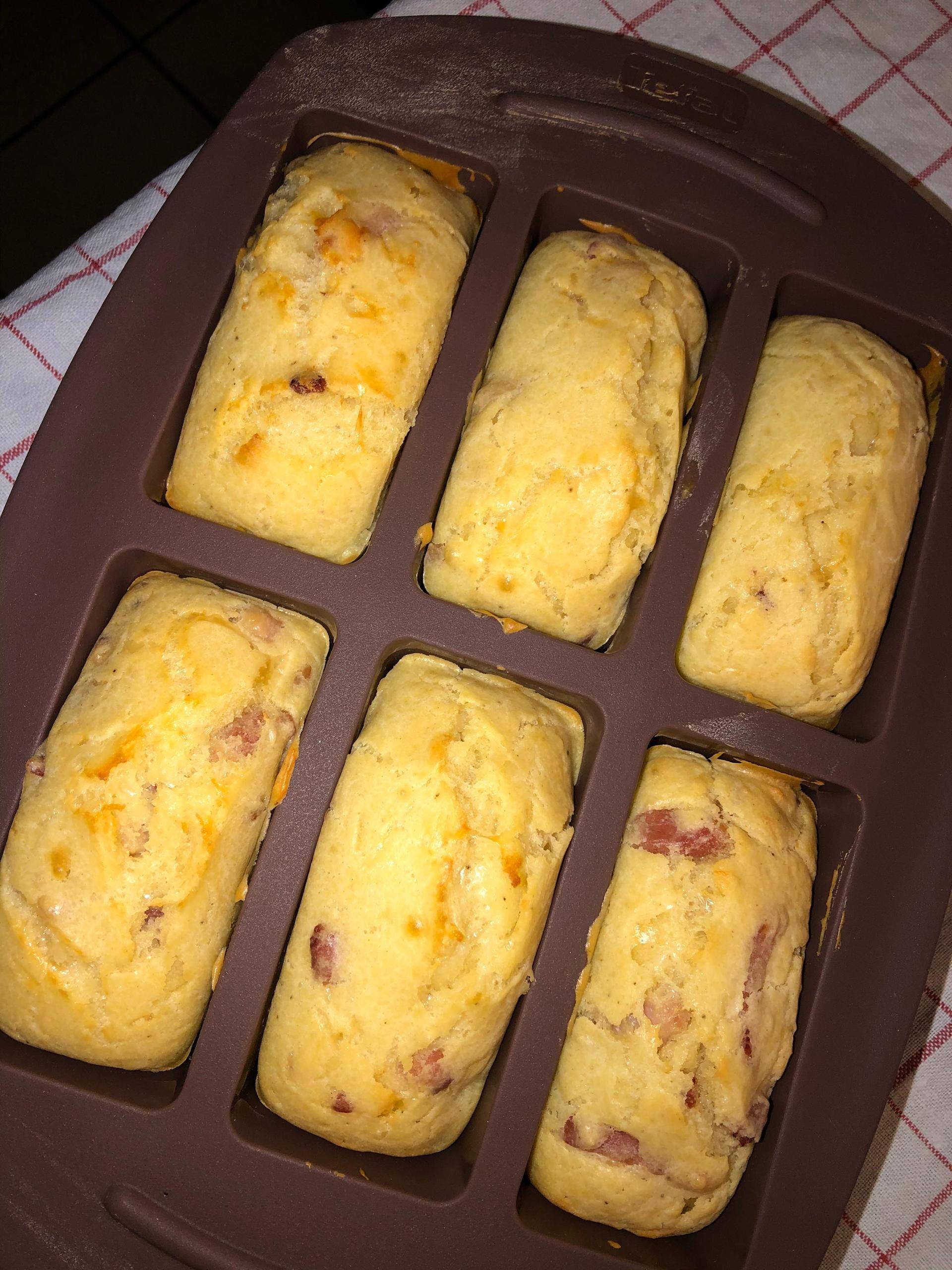 Mini cake façon carbonara - Recepten Cake Factory | Tefal