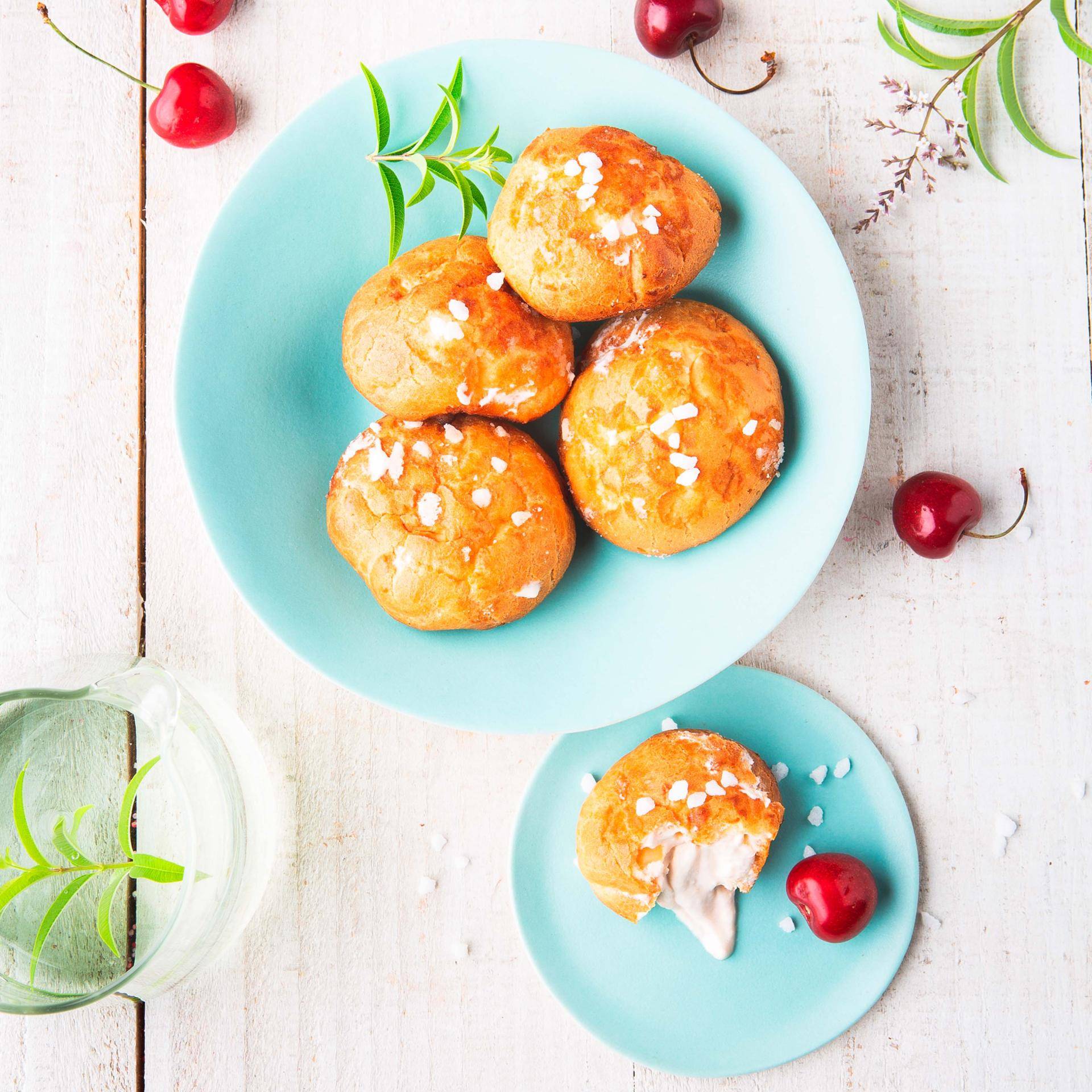 Choux cerise verveine - Recette Cake Factory | Tefal