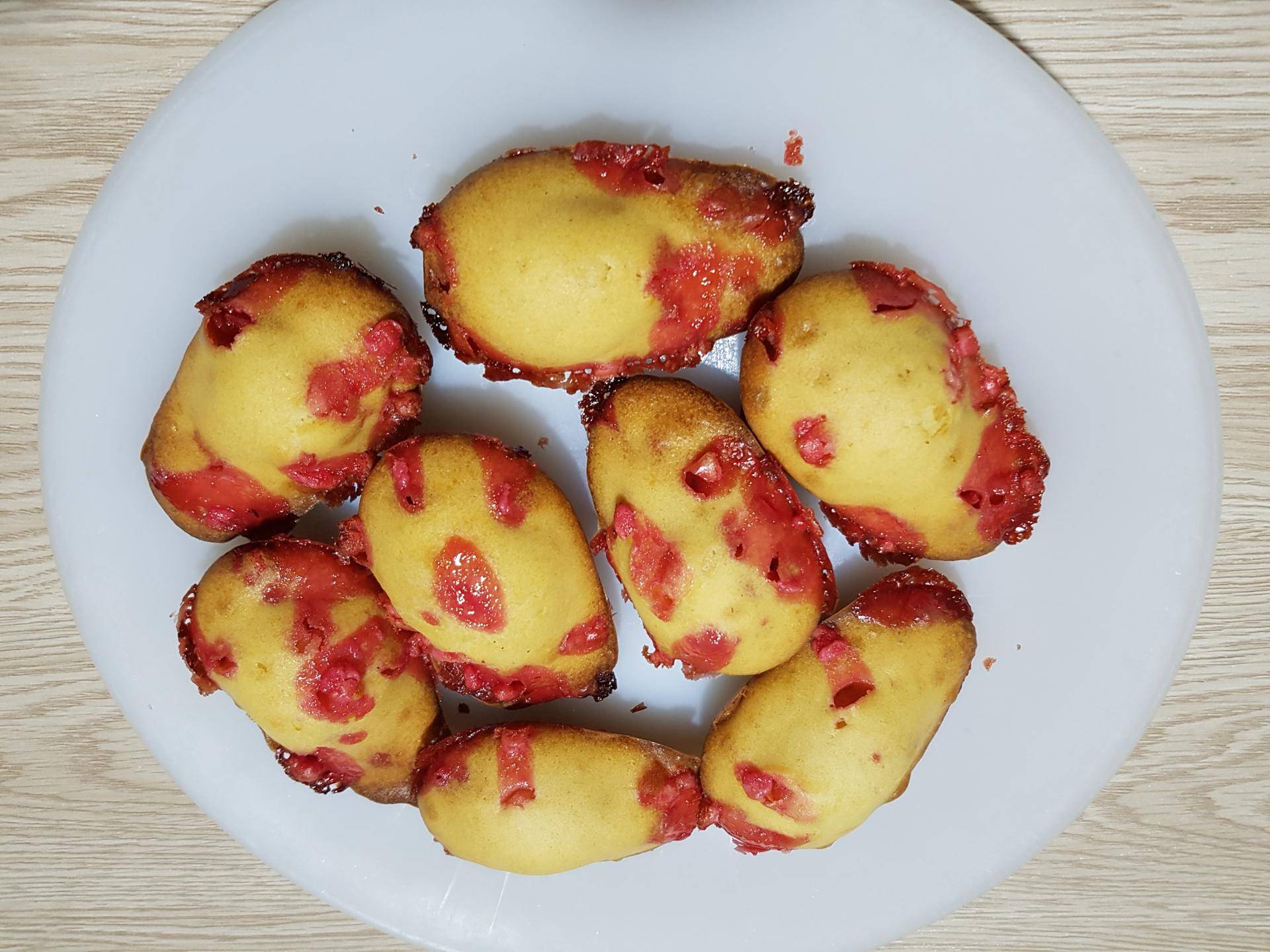 Madeleine à la fraise - Recepten Cake Factory | Tefal