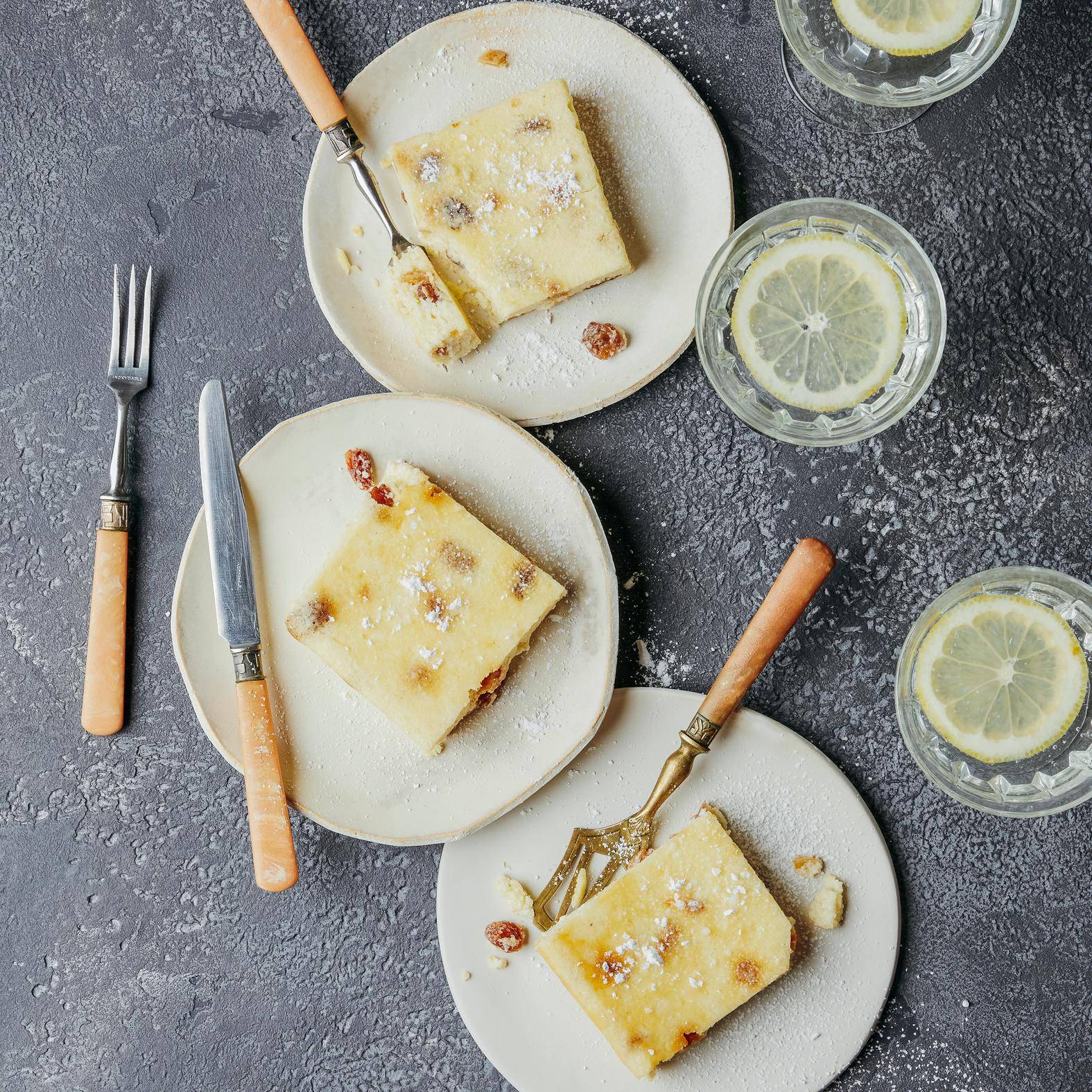 Russische cheesecake met gedroogd fruit - Recepten OptiGrill 2in1 | Tefal
