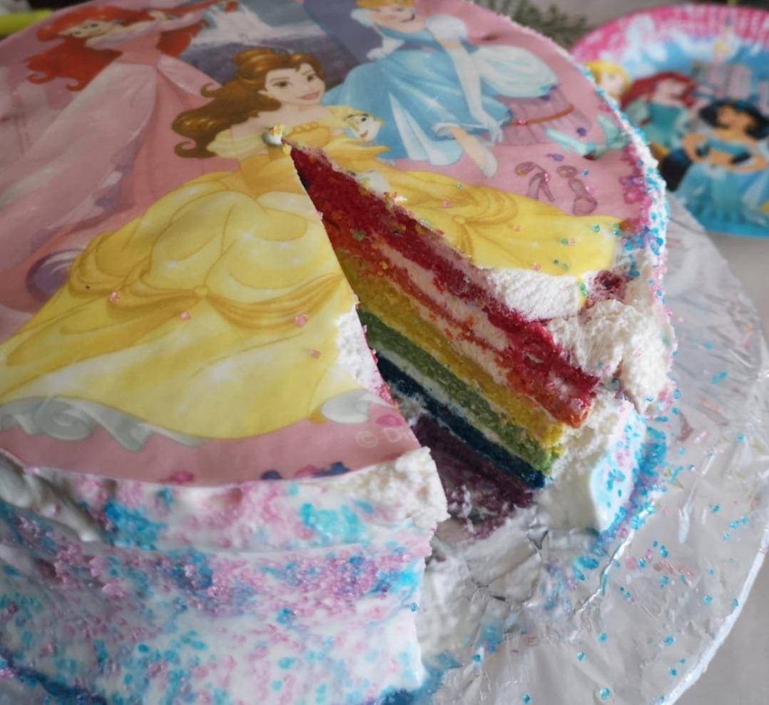 Rainbow cakes mascarpone - Recette Cake Factory | Tefal