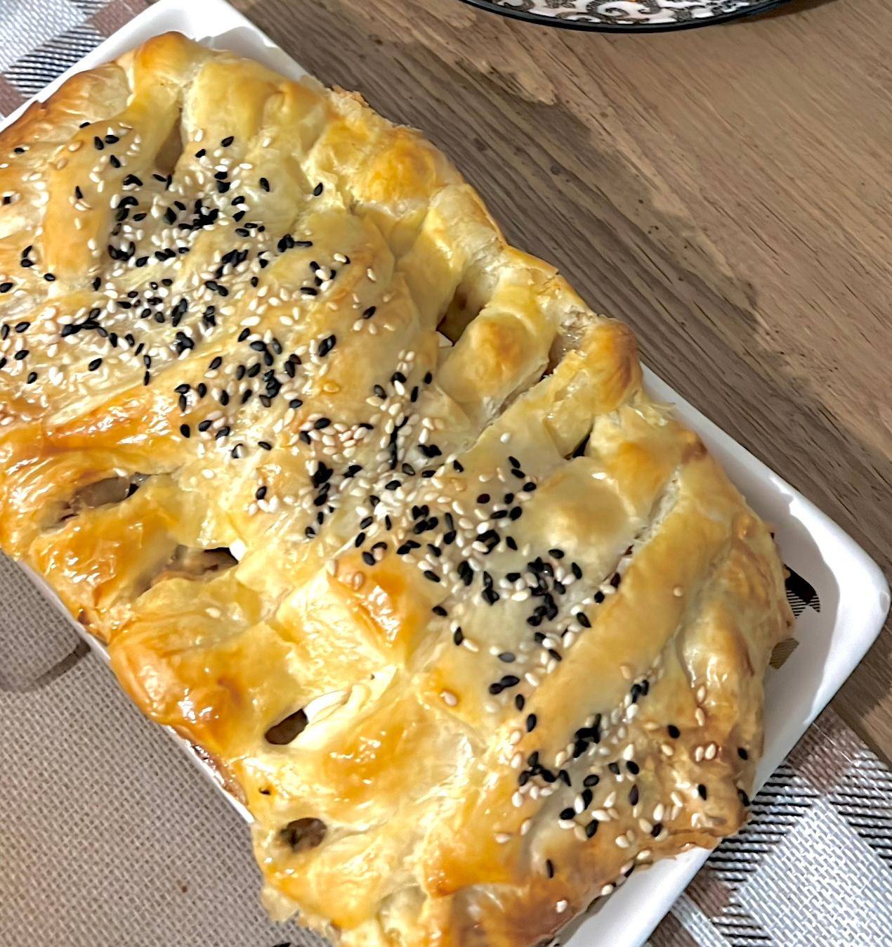 Tourte d’hiver poulet pomme de terre - Recette Cake Factory | Tefal