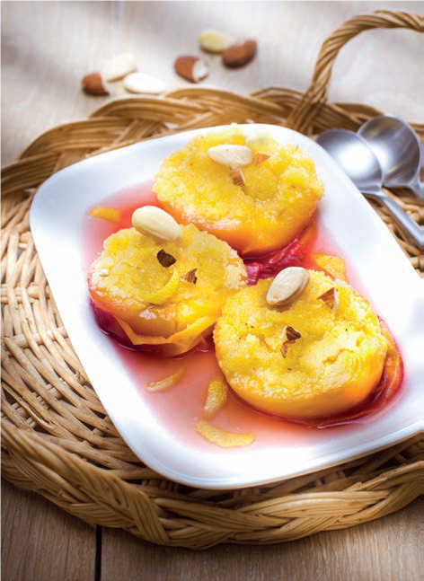 Pêches farcies aux amandes - Recette undefined | Tefal