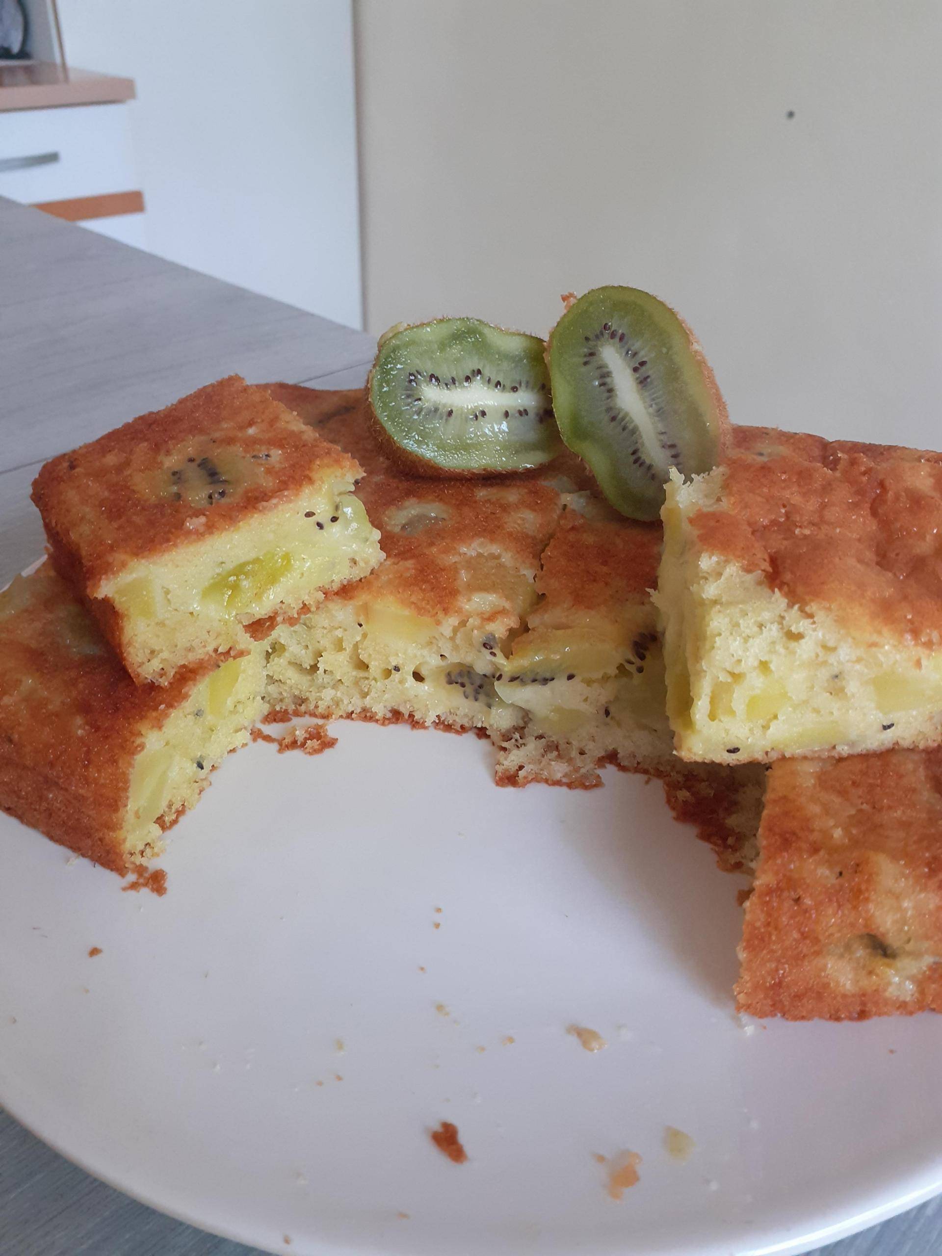 Moelleux pommes-kiwis - Recette Cake Factory | Tefal