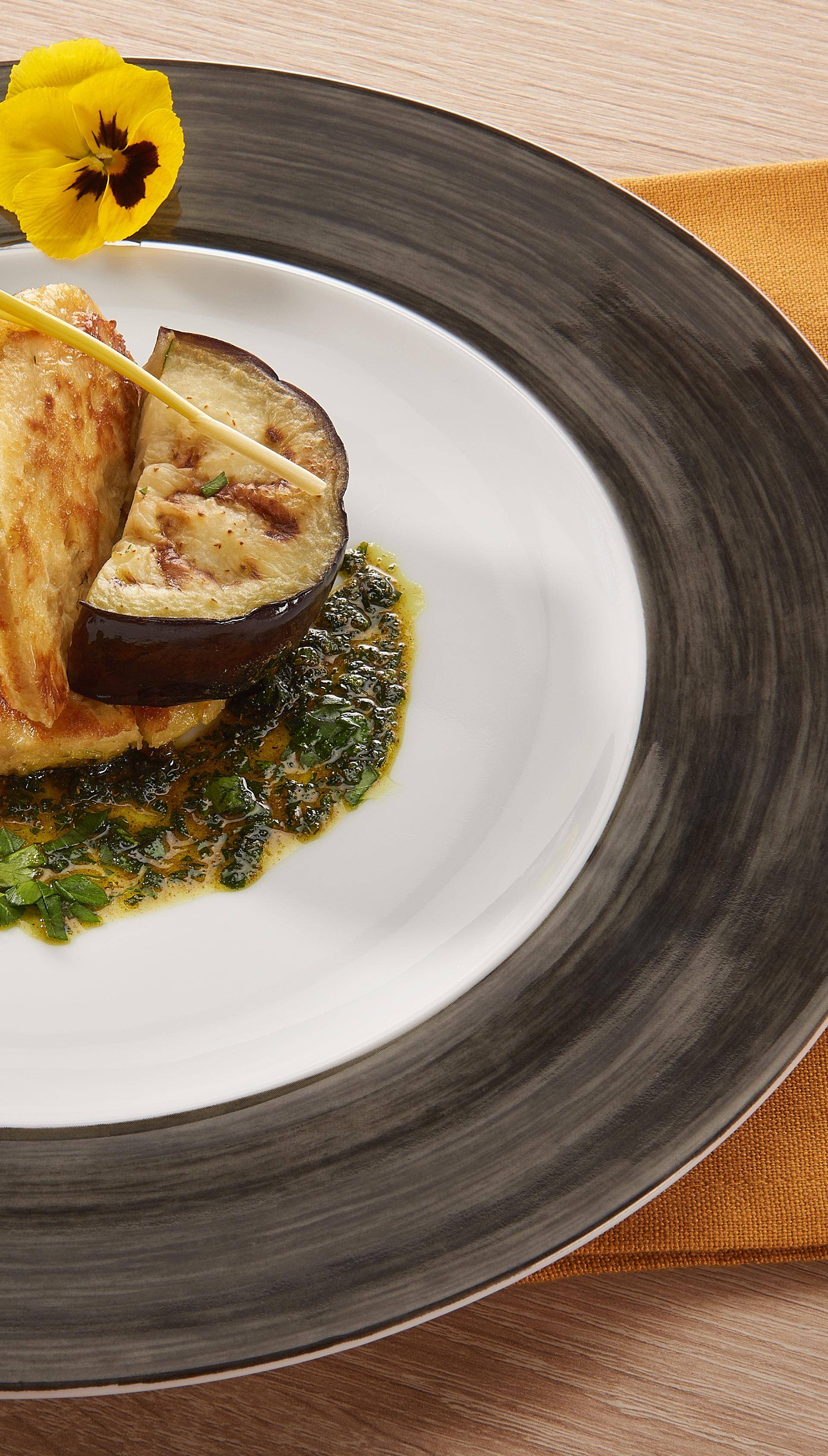 Mini galettes de pois chiches et aubergines grillées, au curry - Recette Poêles et Casseroles | Tefal
