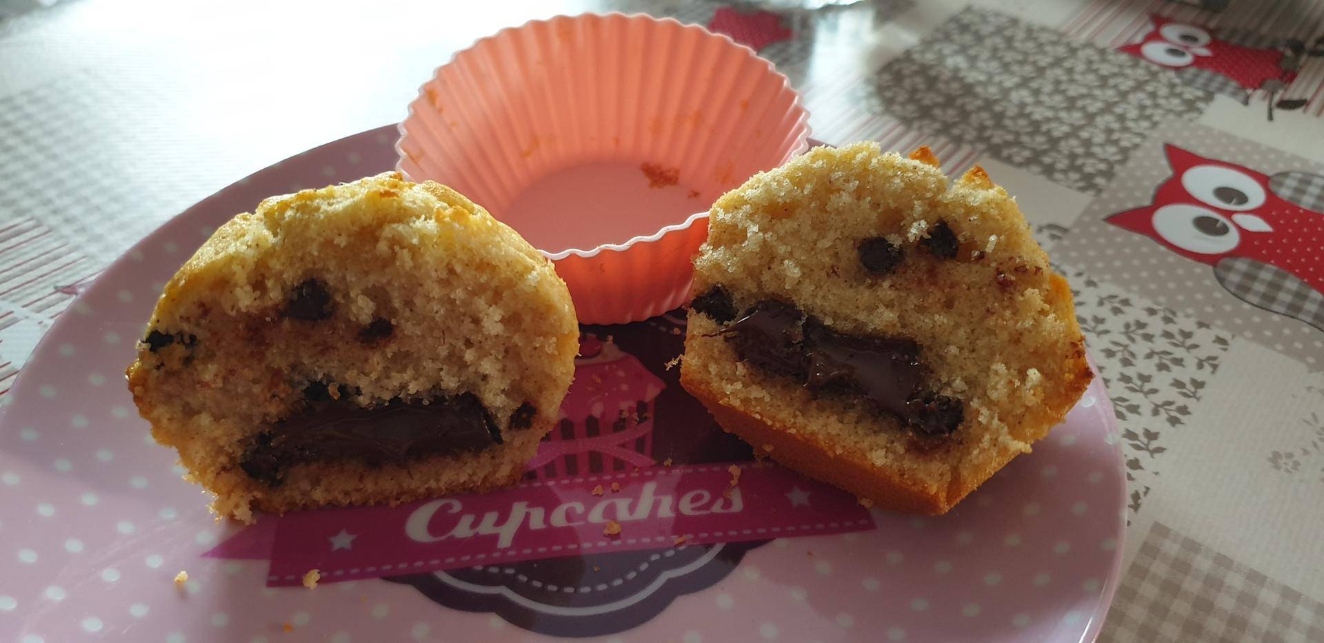 Muffins pépites et ❤️ choco - Recette Cake Factory | Tefal