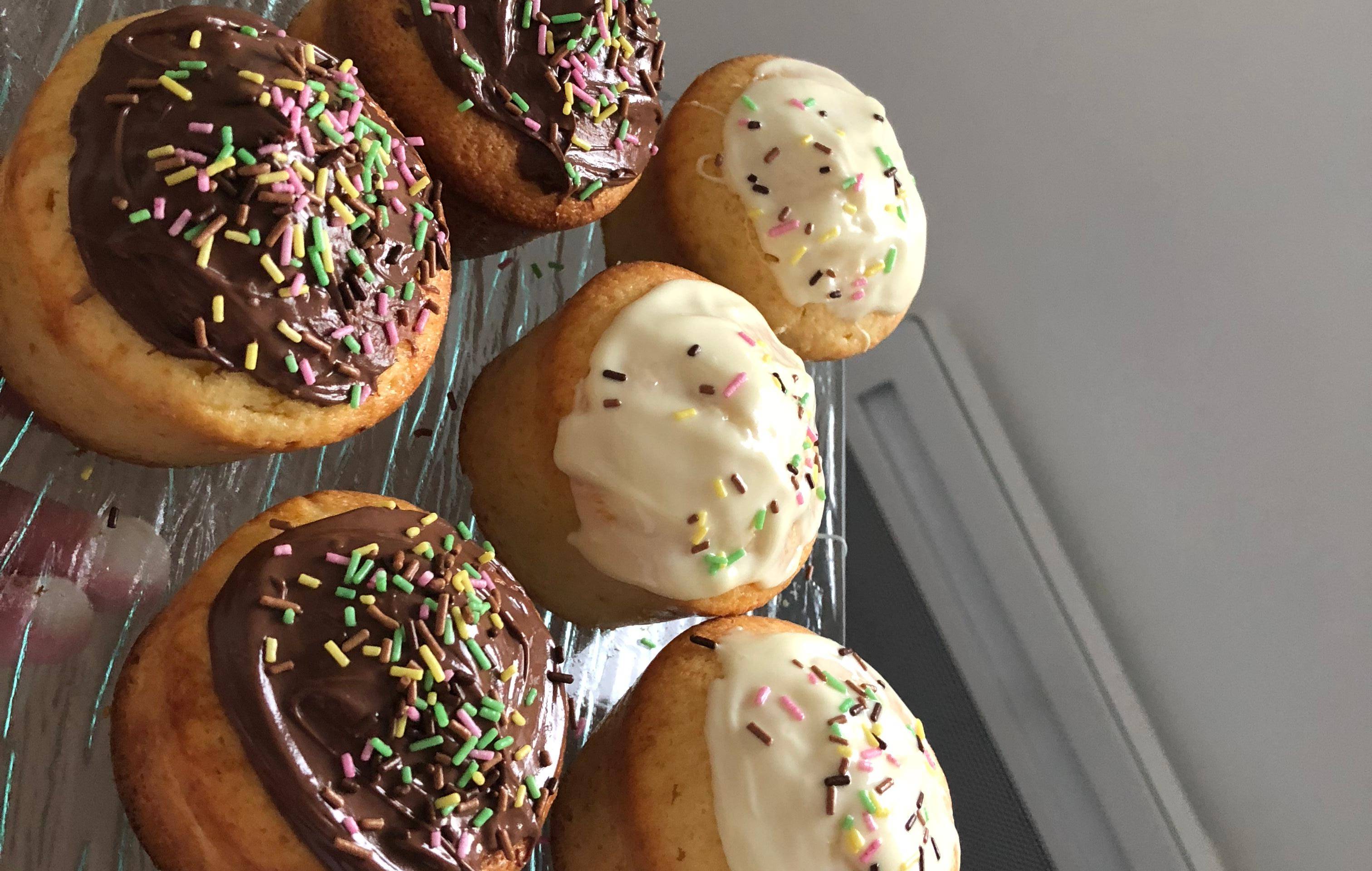 Muffins nutella, chocolat blanc - Recette Cake Factory | Tefal