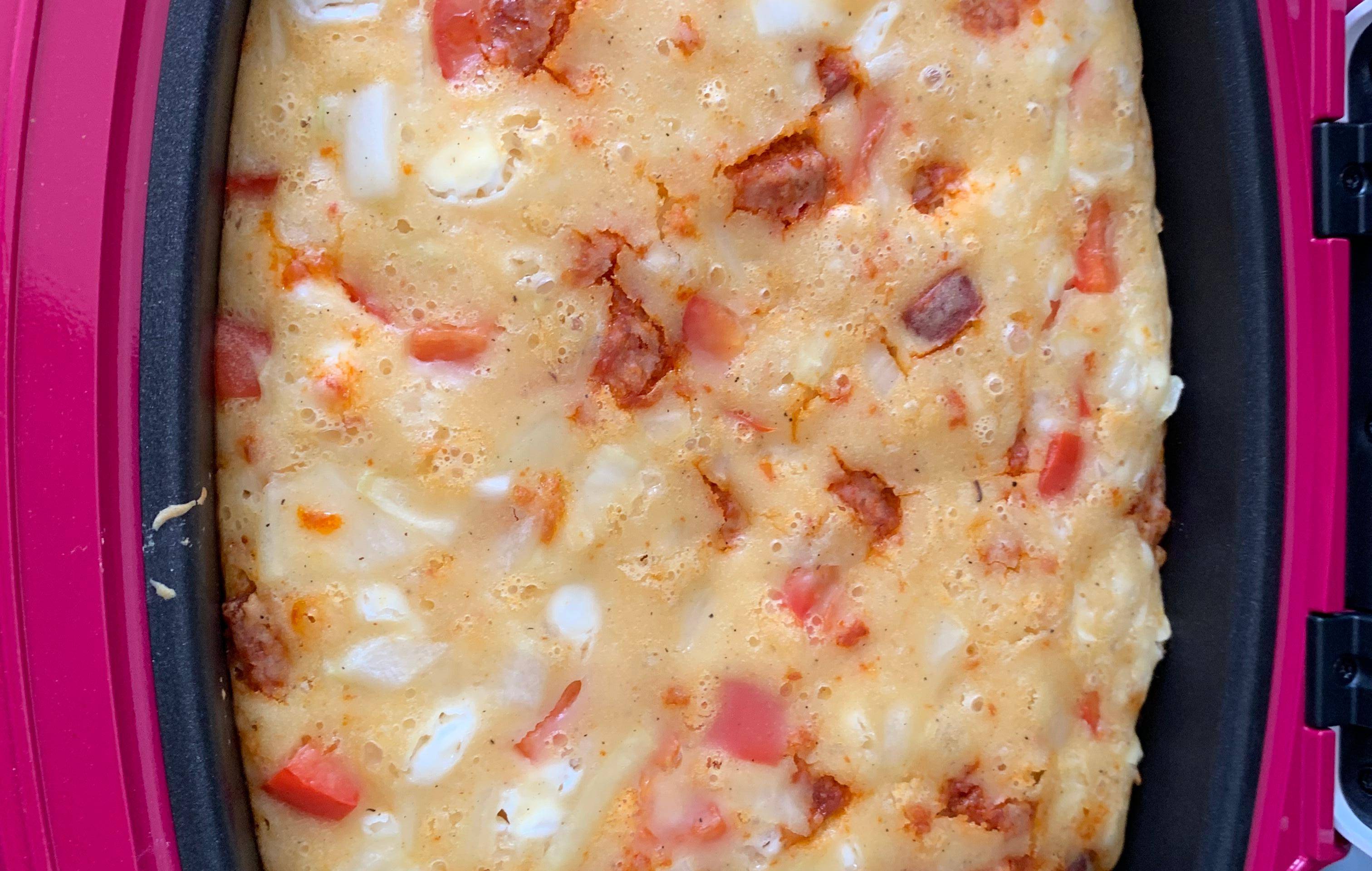 Cake Chèvre Chorizo Poivrons - Recette Cake Factory | Tefal