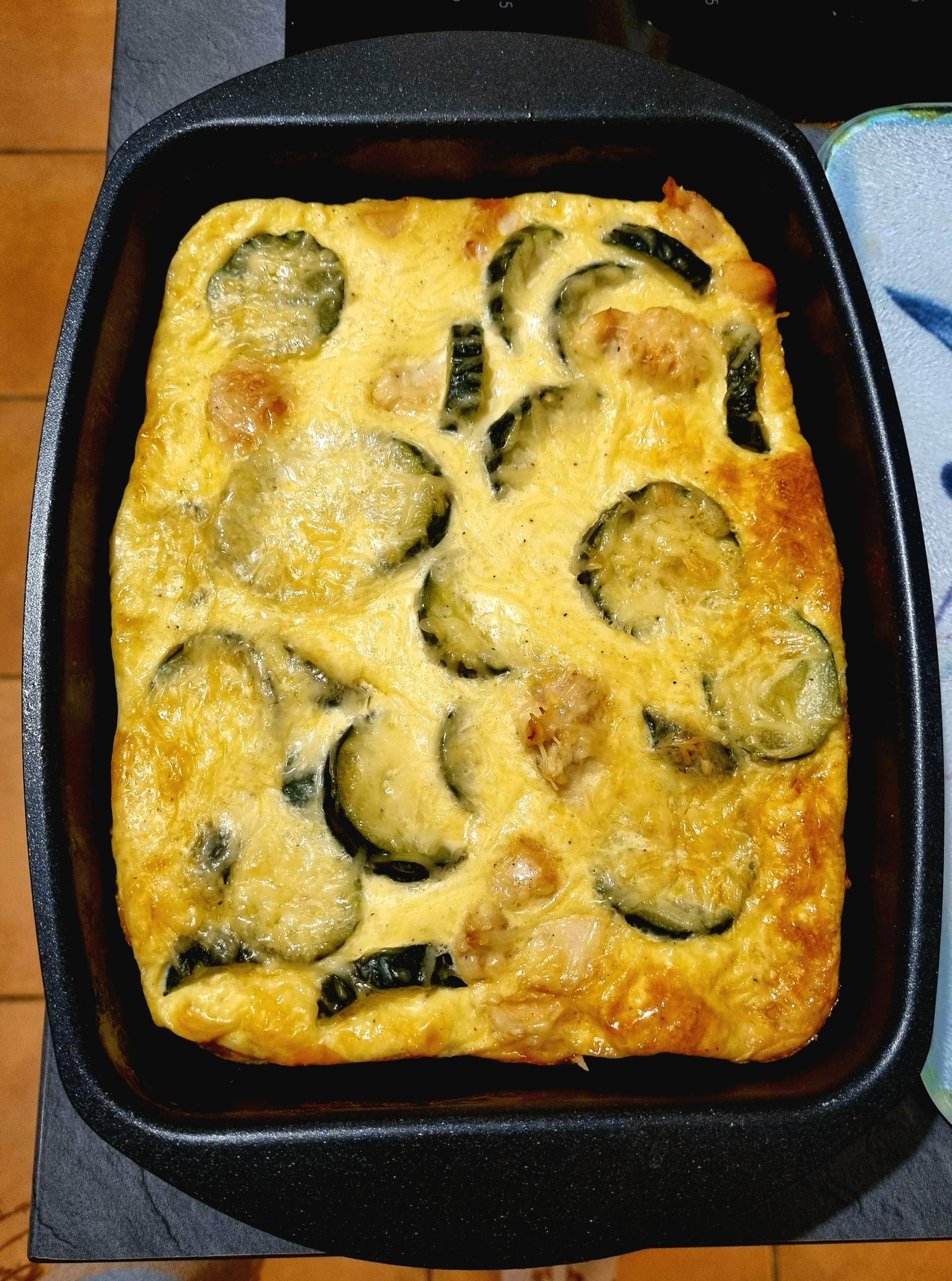 Flan de courgettes et poulet - Recepten Cake Factory Délices | Tefal