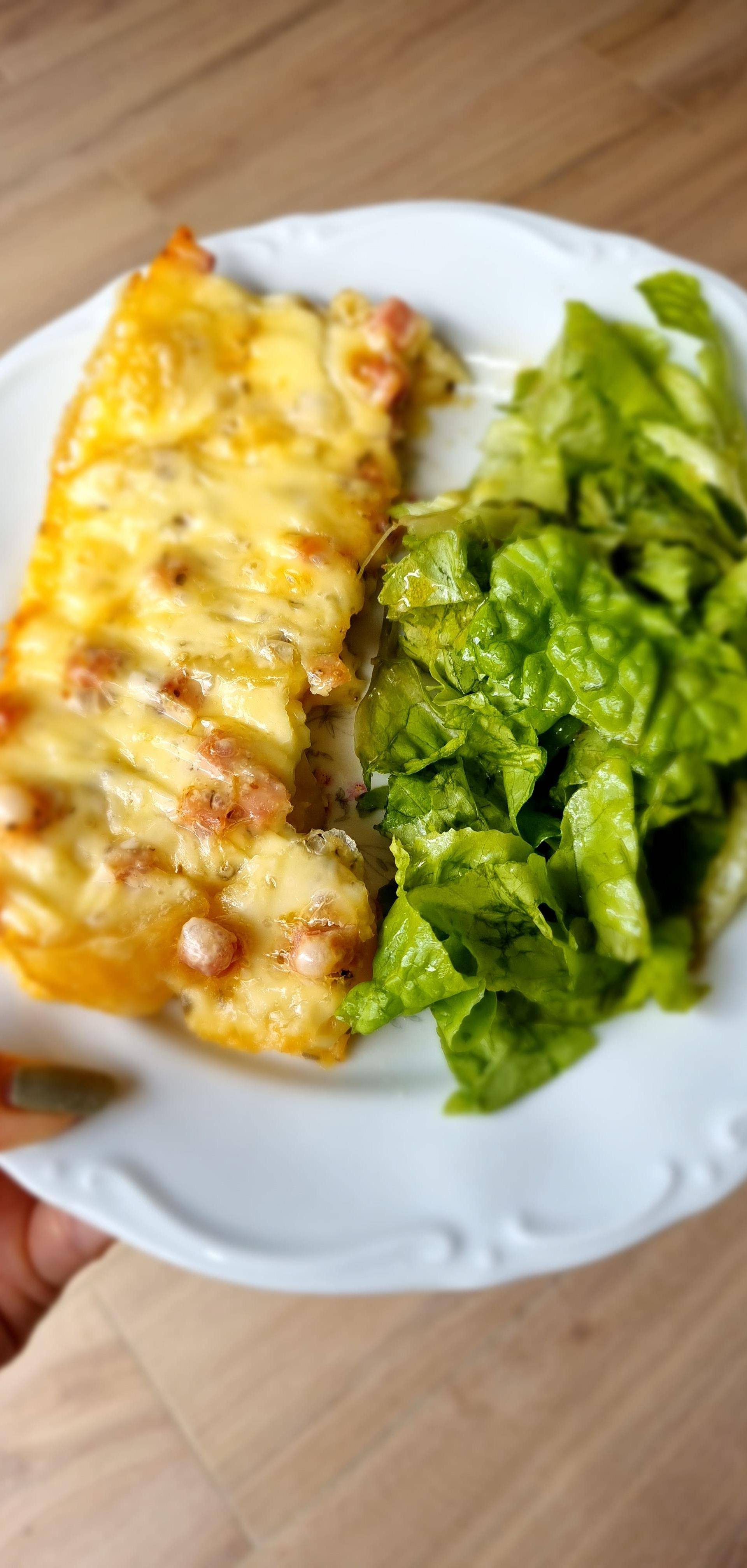 Gratin reste raclette - Recette Cake Factory | Tefal
