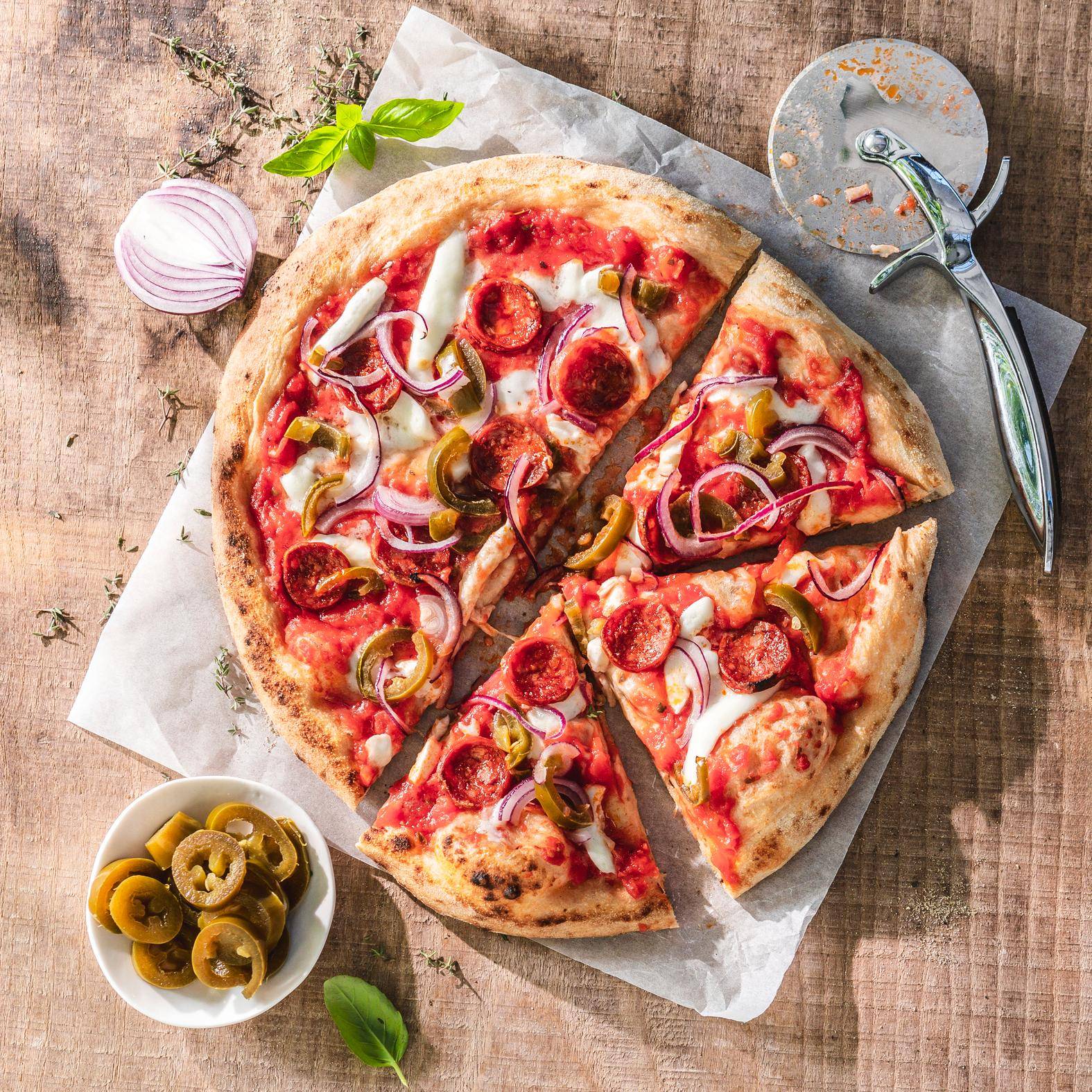 Spicy pepperoni pizza - Recepten Pizza Pronto | Tefal