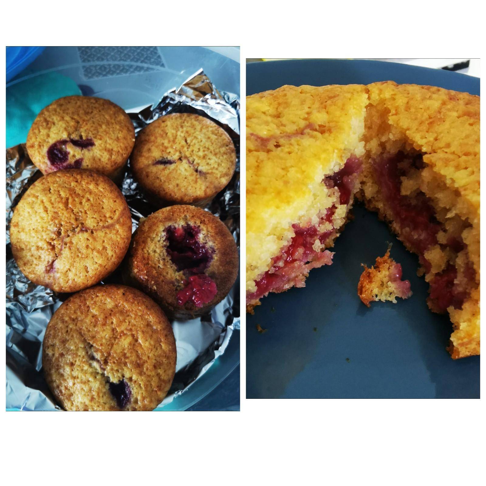 Muffin coulant framboise - Recette Cake Factory | Tefal