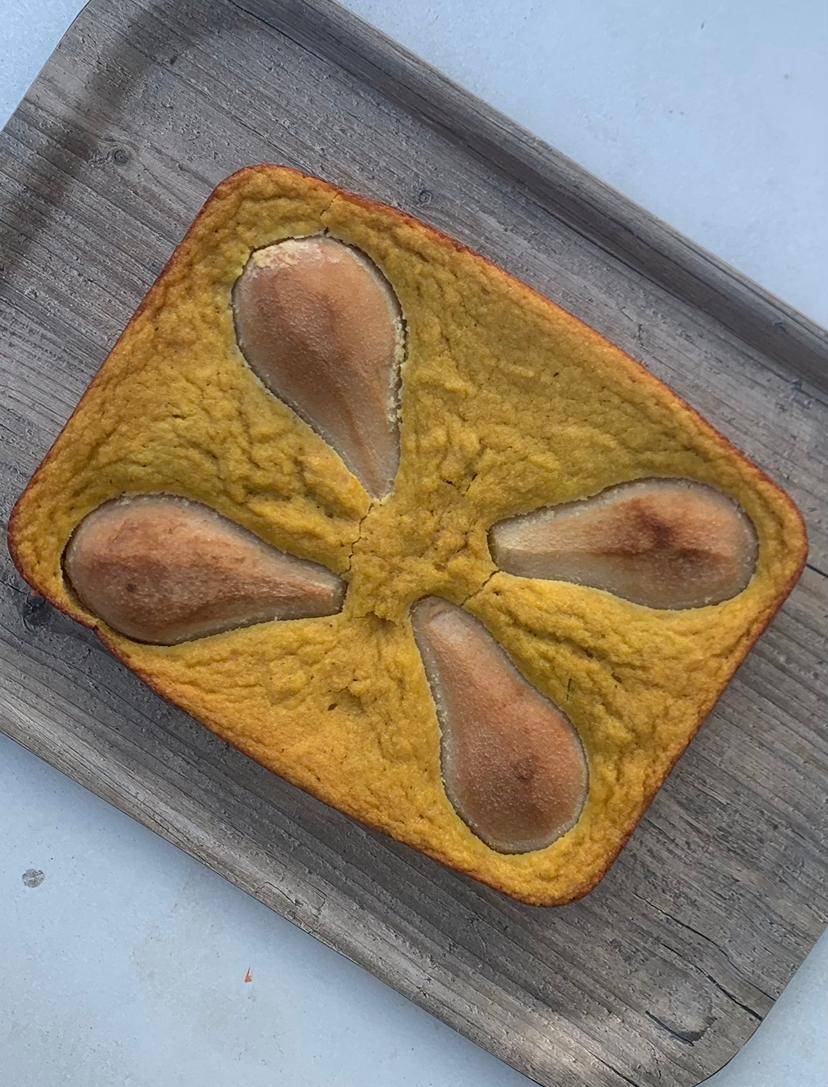 Moelleux poire amandine healthy - Recepten Cake Factory | Tefal