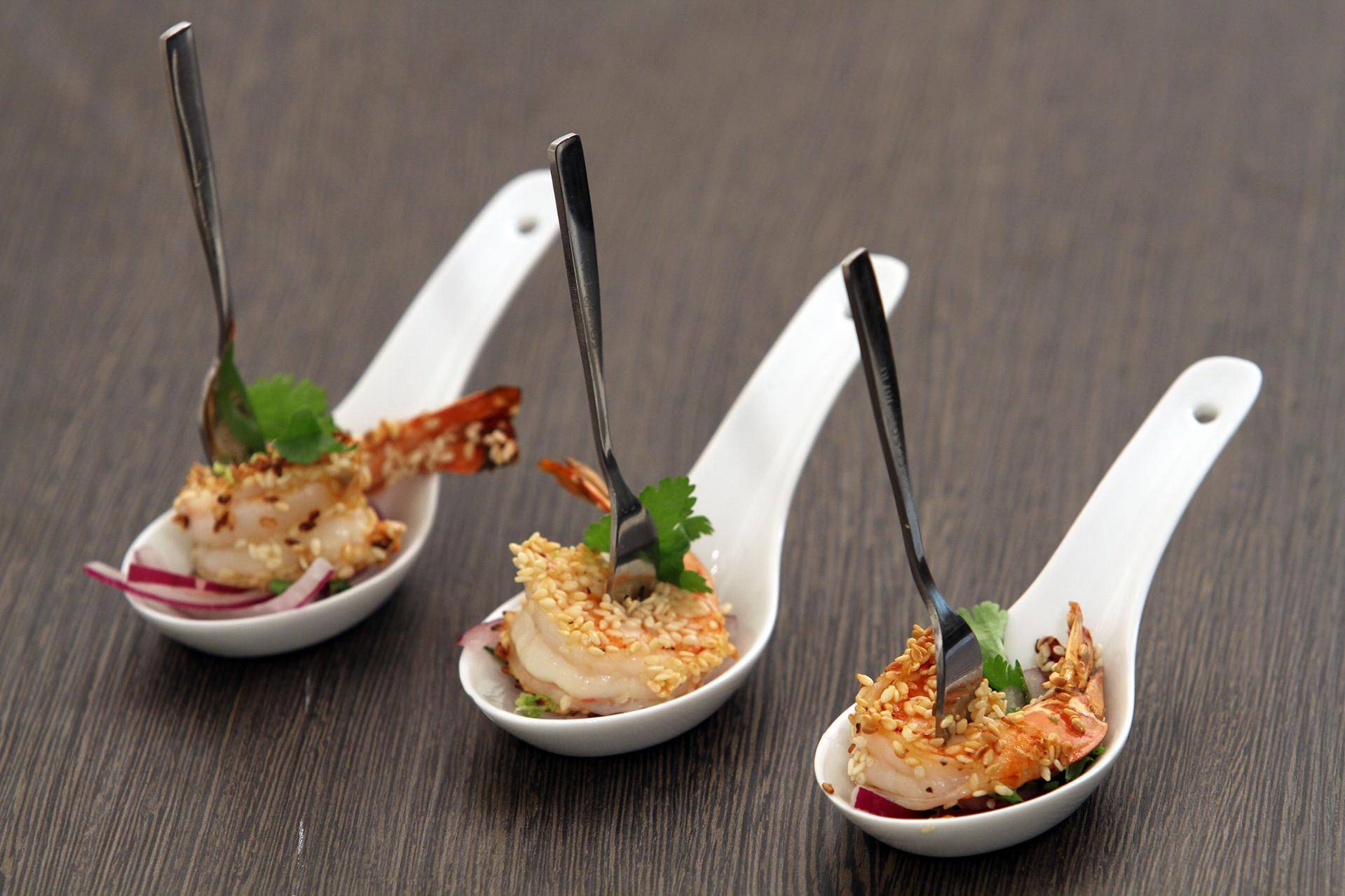 Gambas au sésame et croquant d'oignon - Recepten undefined | Tefal
