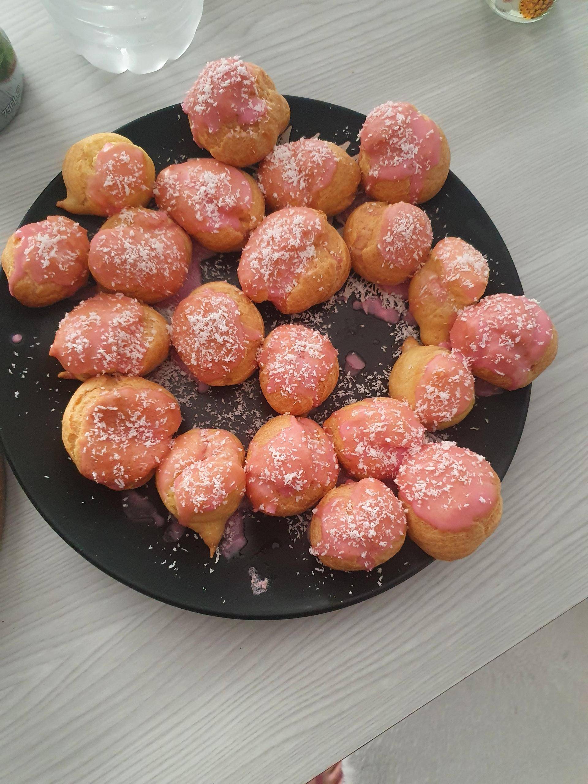Choux à la framboise - Recepten Cake Factory | Tefal