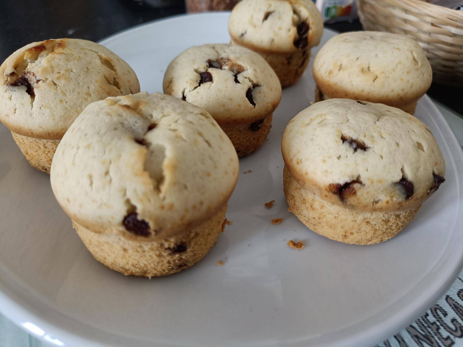 Muffins pépites de chocolat et cœur framboise - Recette Cake Factory Délices | Tefal