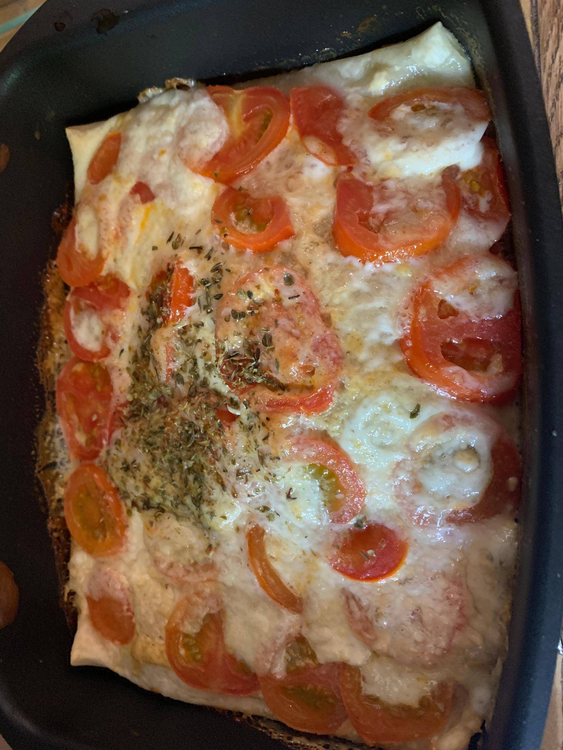 Tarte mozzarella tomates moutarde - Recette Cake Factory | Tefal