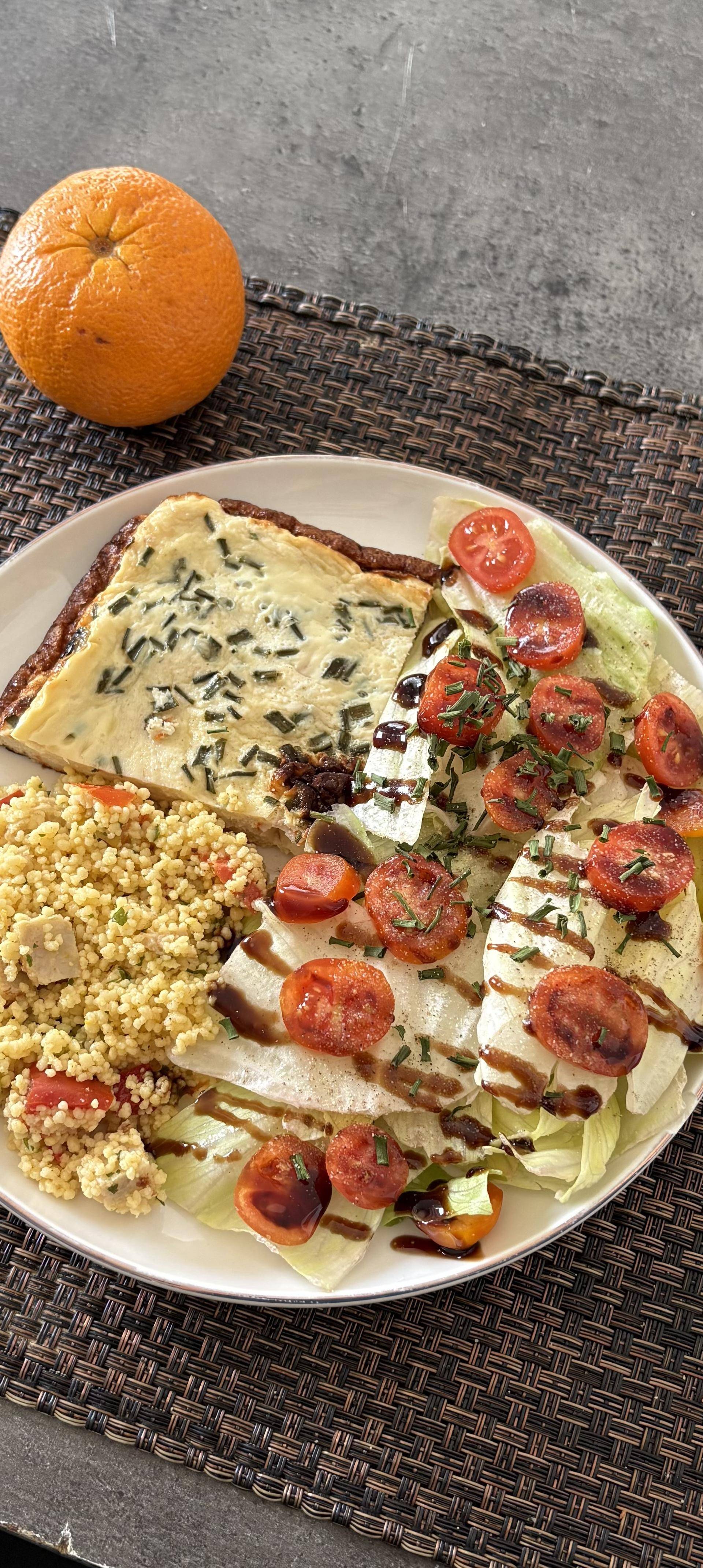 Quiche aux miettes de crabe et surimi - Recette Cake Factory | Tefal