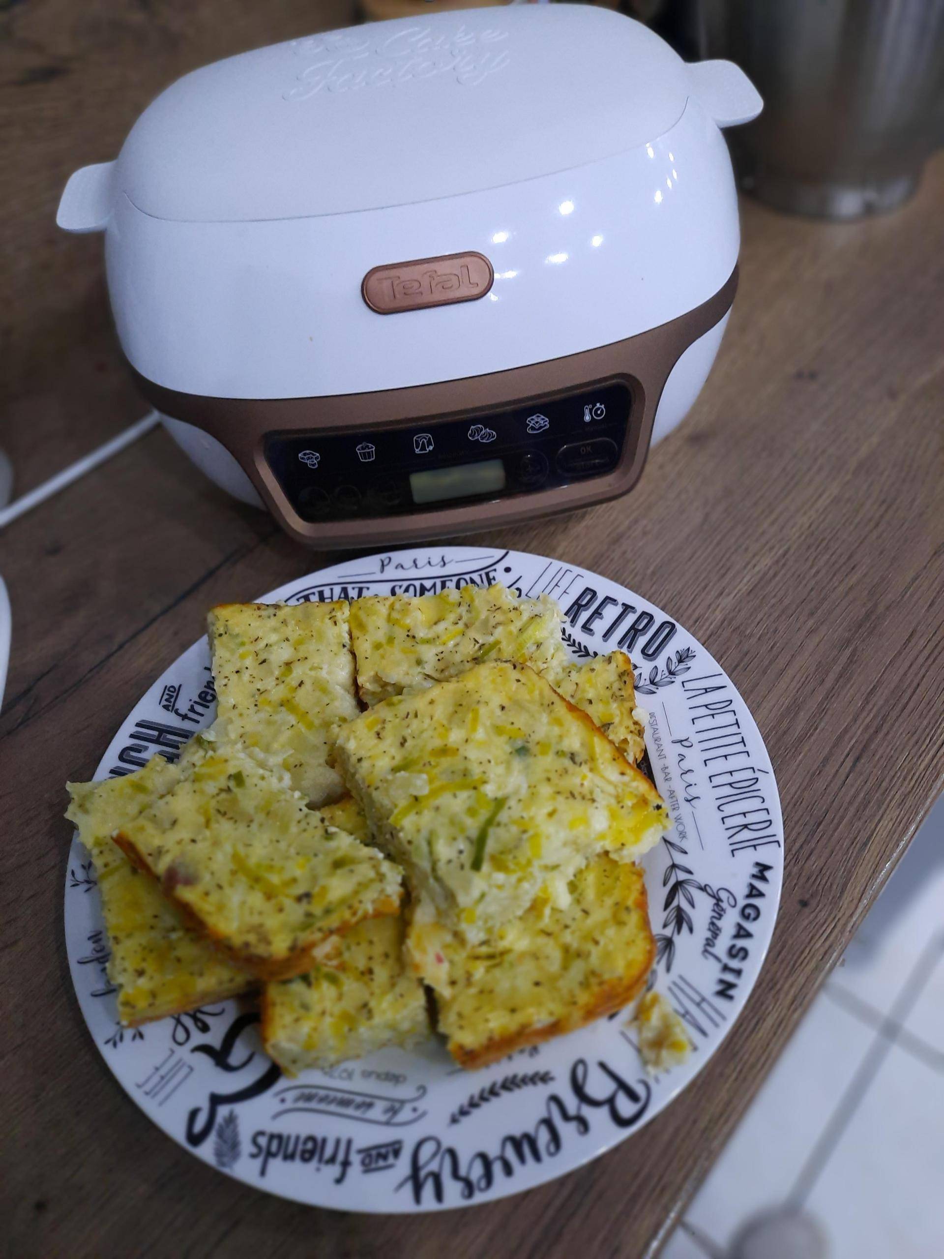 Quiche poireau cake factory - Recepten Cake Factory | Tefal