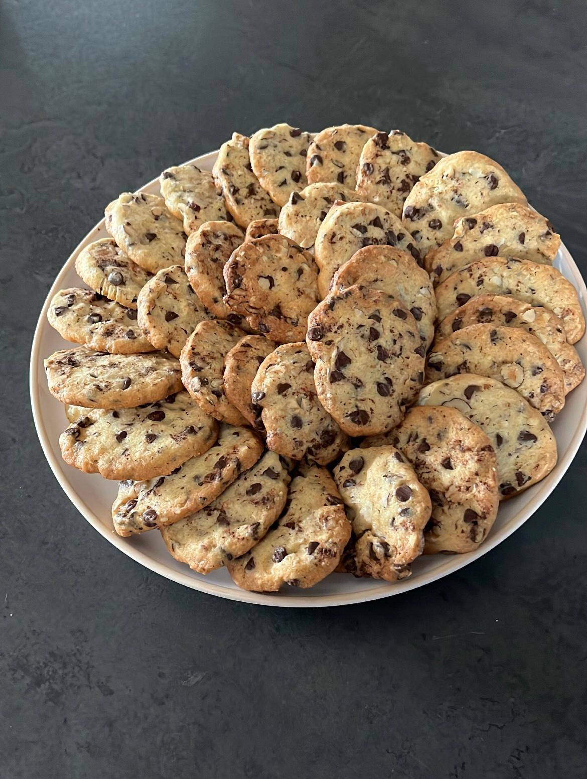 Cookies aux pépites de chocolat et à la noisette - Recette Cake Factory | Tefal