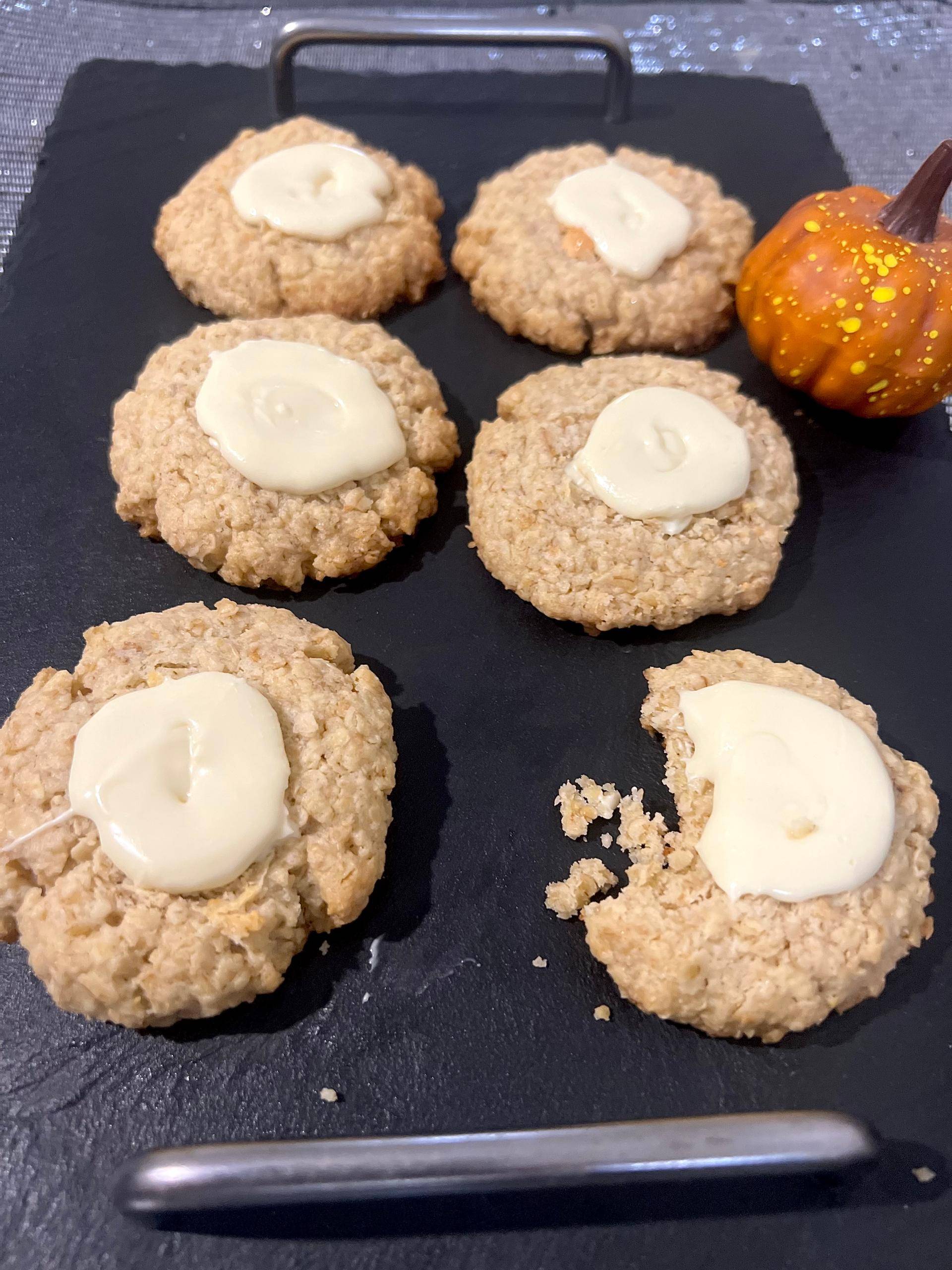 Cookies flocon d’avoine chocolat blanc - Recette Cake Factory | Tefal