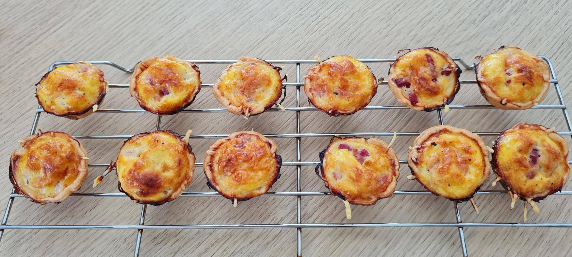 Mini Quiches Lardons et Emmental - Recette Cake Factory Délices | Tefal