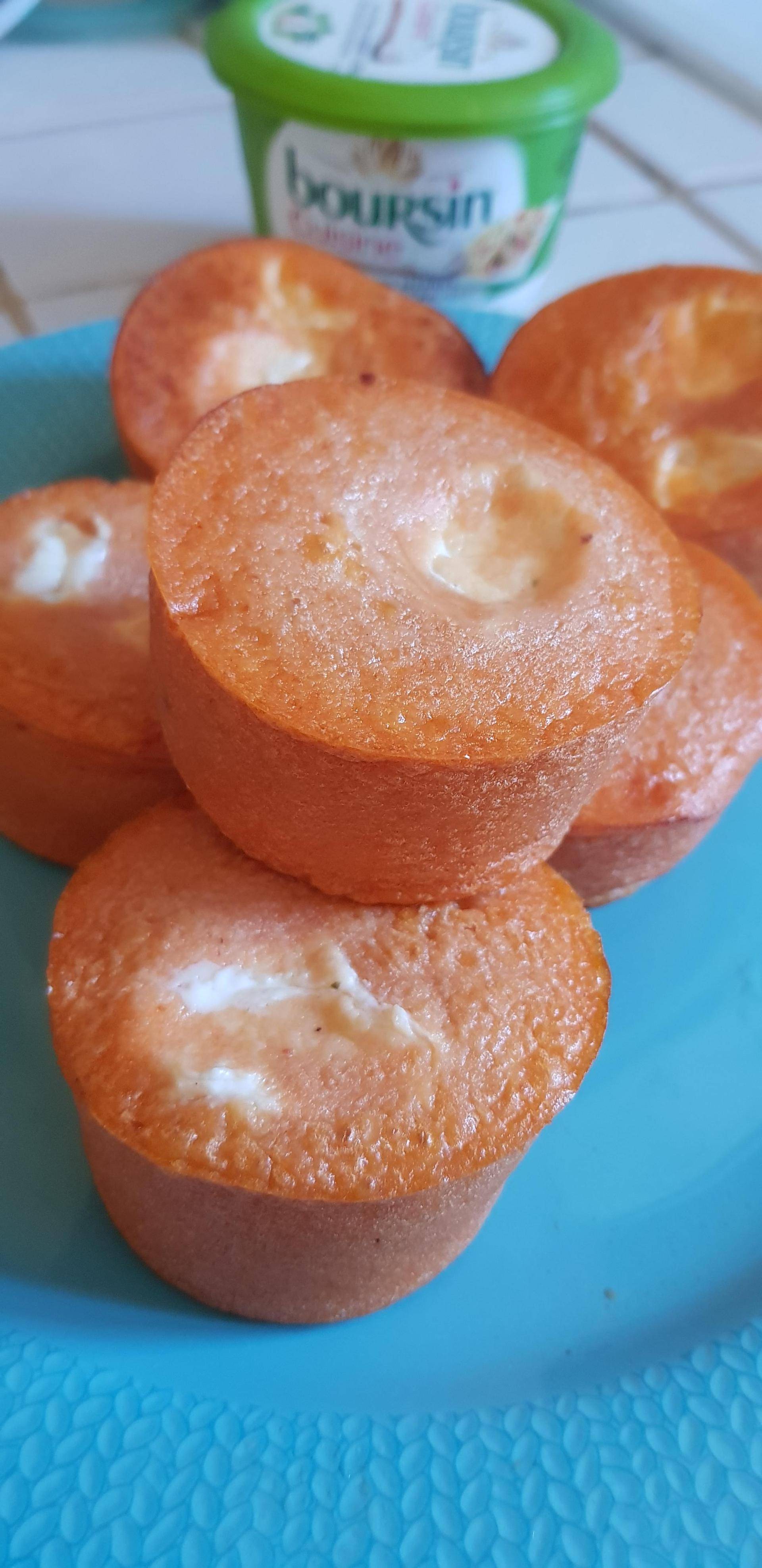 Muffins tomate cœur bousrin - Recette Cake Factory | Tefal