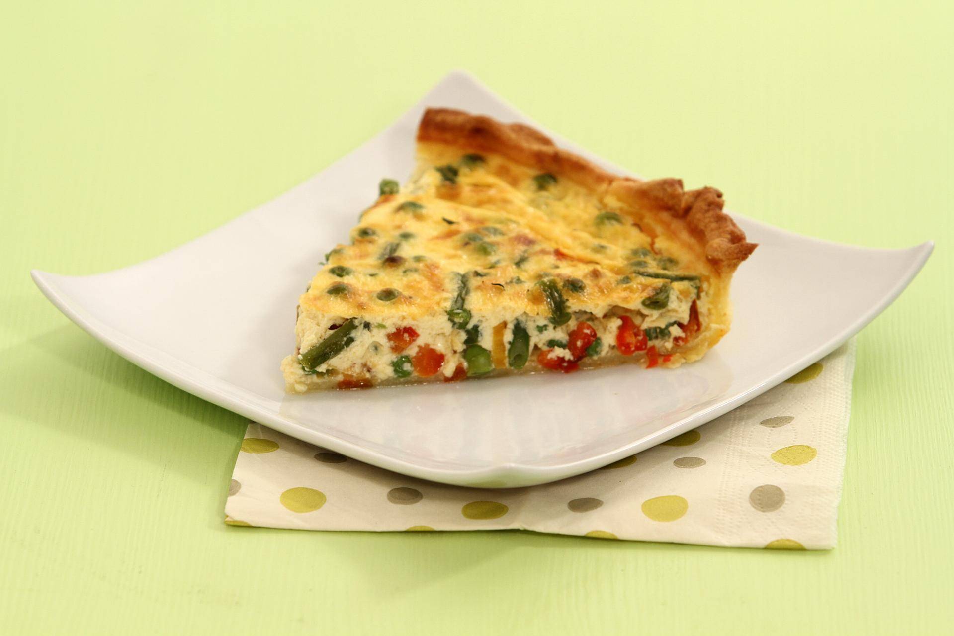 Quiche végétarienne au cumin - Recepten Balance de cuisine | Tefal