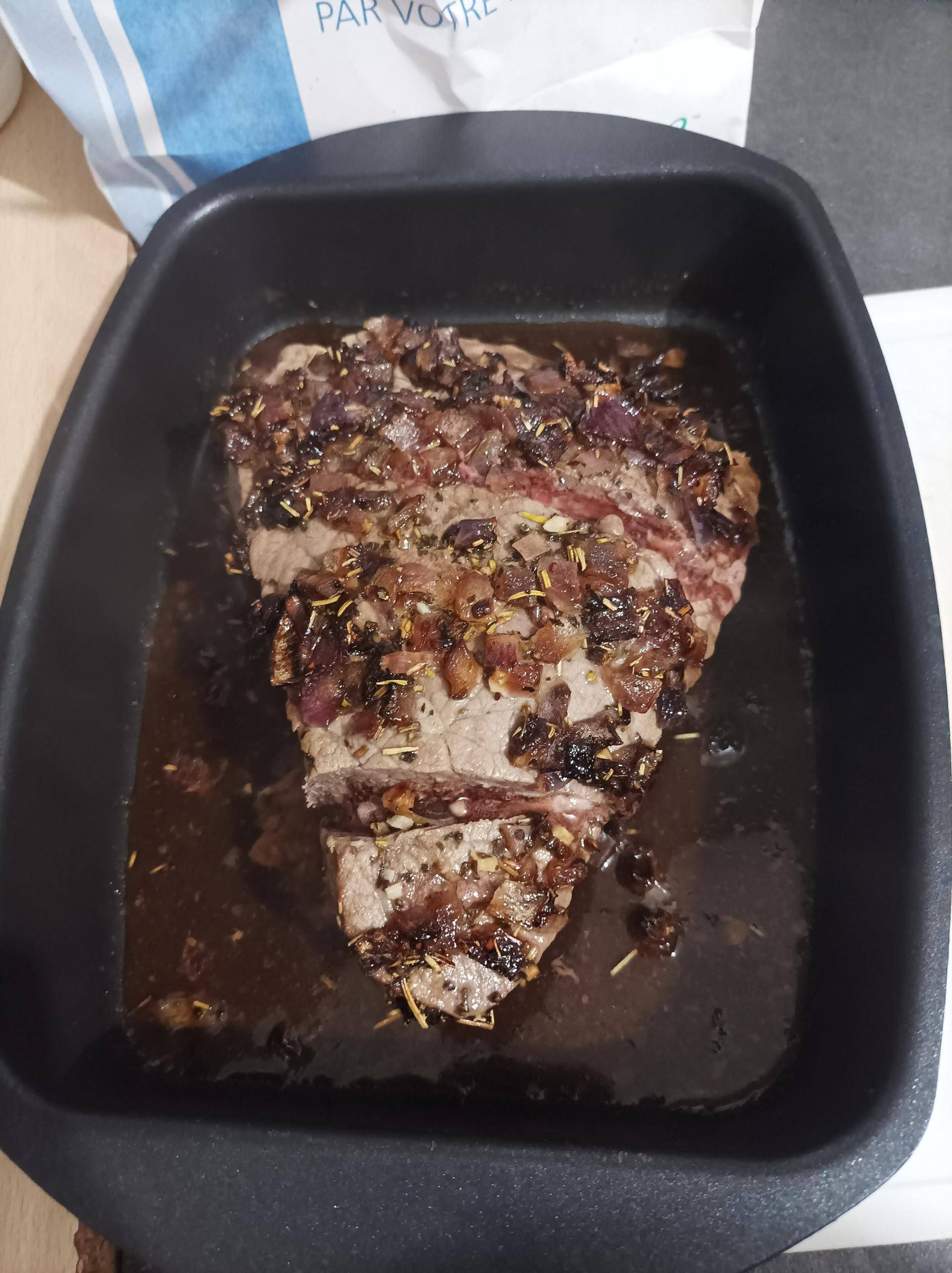 Roti de boeuf sauce oignon caramélisées - Recepten Cake Factory Délices | Tefal