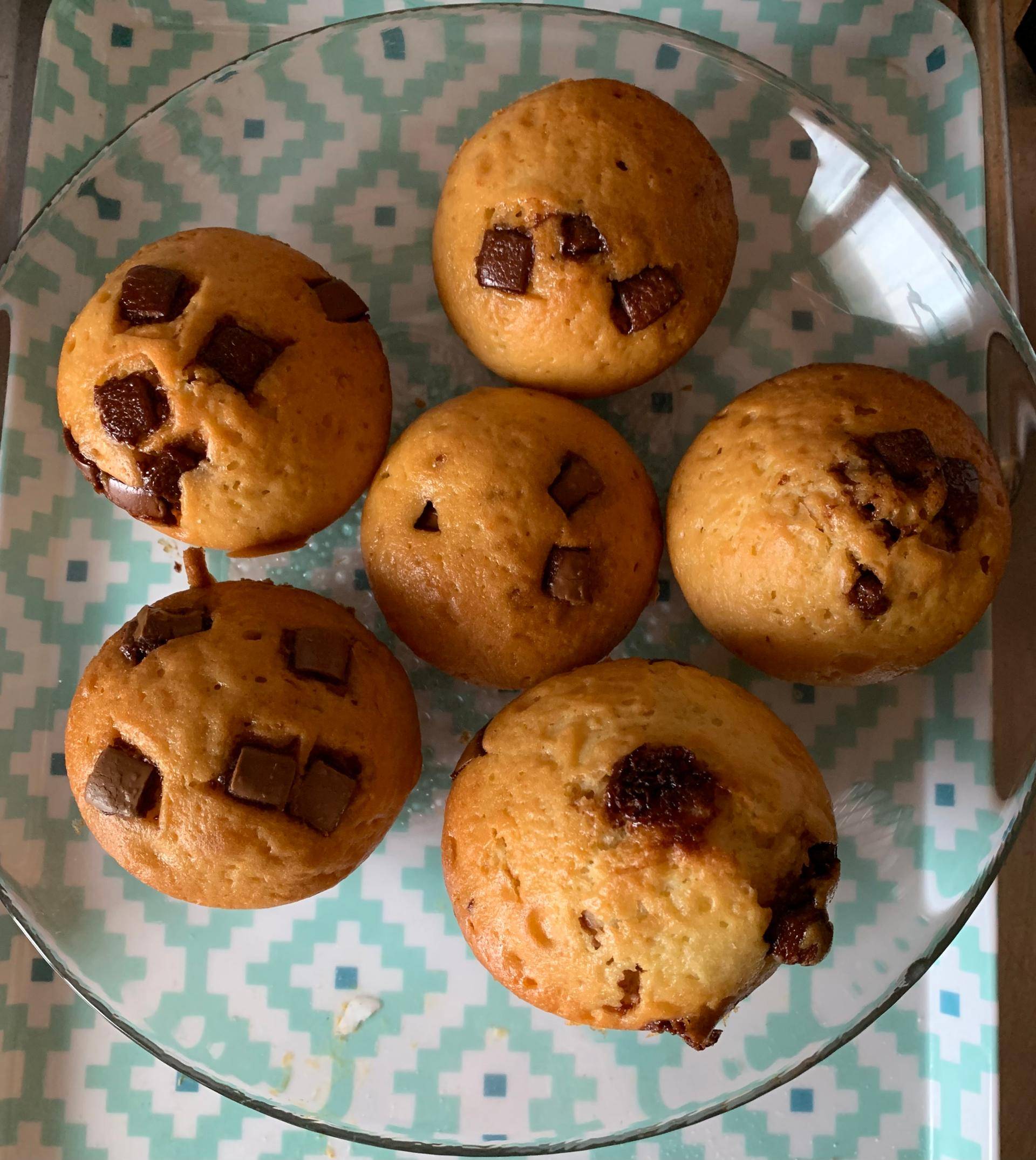 Gâteaux au yaourt et chunk chocolat - Recette Cake Factory | Tefal