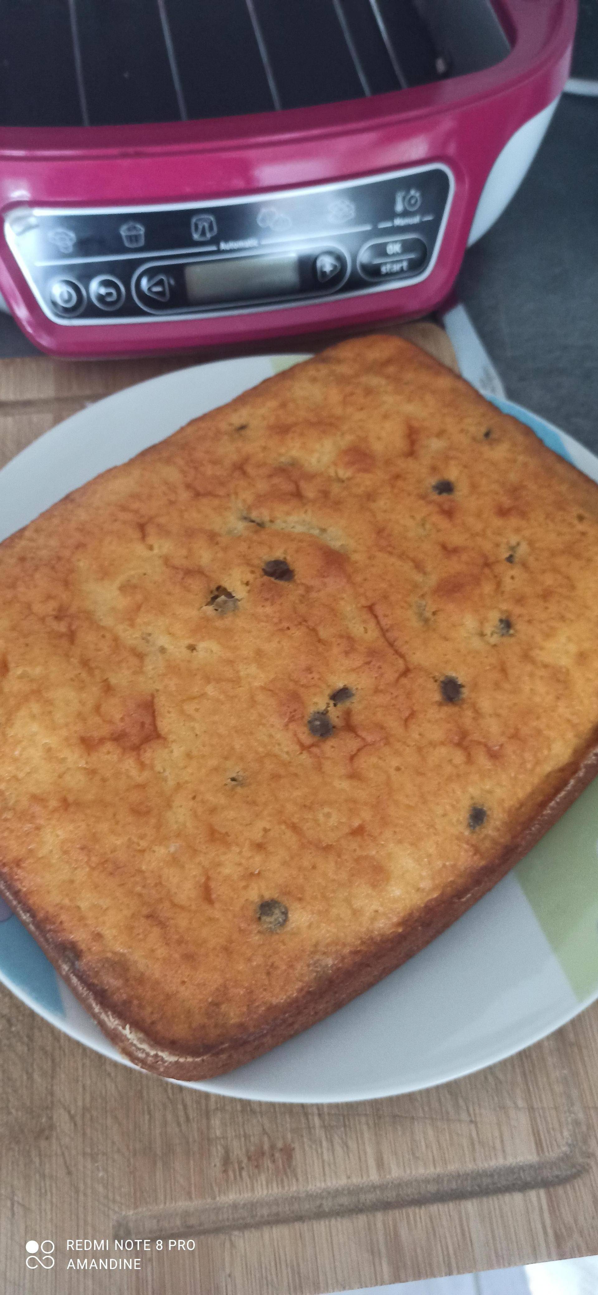 Gâteau aux yaourt et pépites de chocolat - Recepten Cake Factory | Tefal