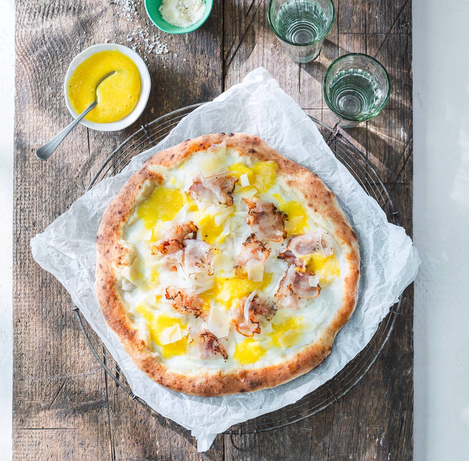 Pizza carbonara - Recette Pizza Pronto | Tefal