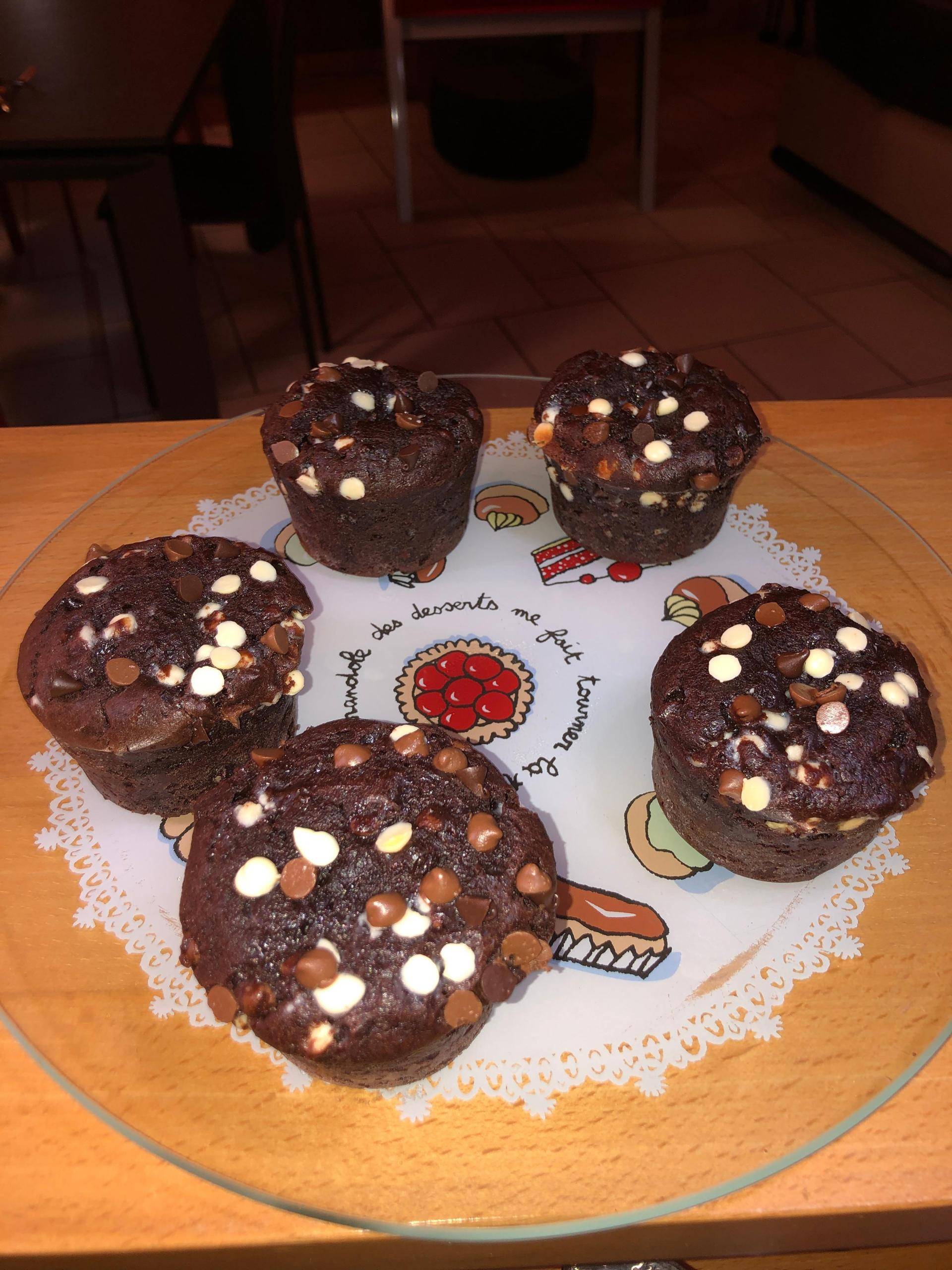 Muffins tout chocolat - Recepten Cake Factory | Tefal