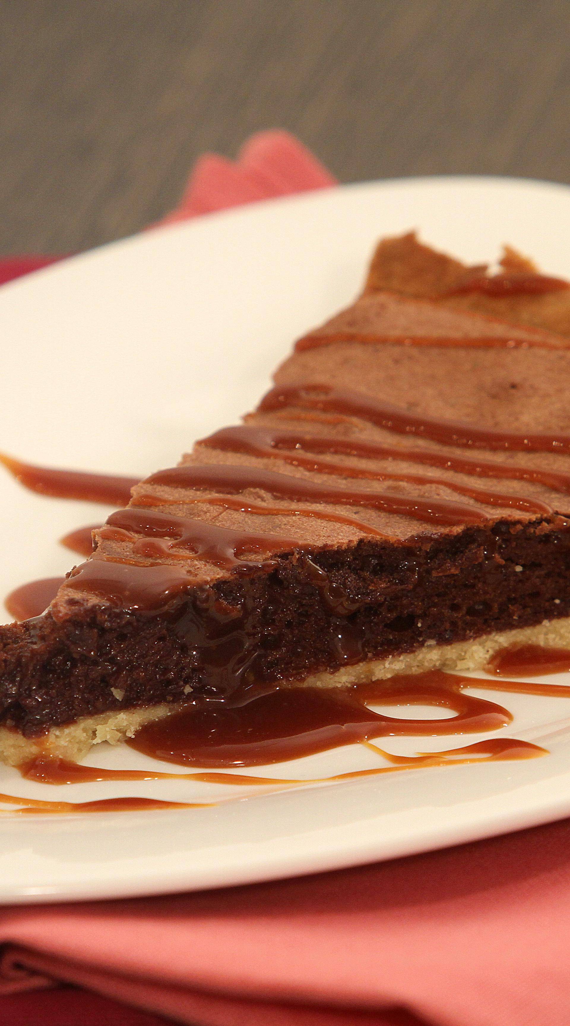 Tarte soufflée au chocolat-caramel - Recette Balance de cuisine | Tefal