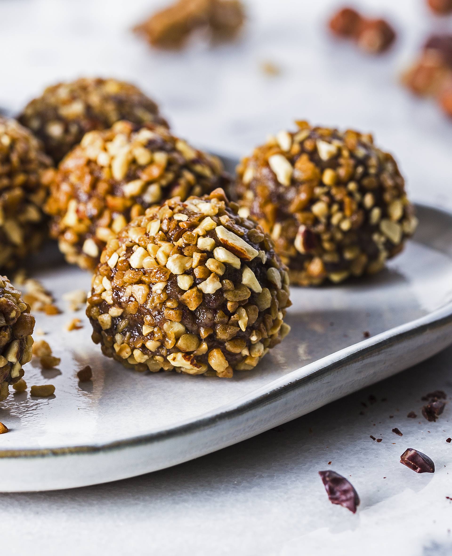 Truffes au chocolat & fruits secs - Recette Hachoir Manuel 5 secondes 900mL | Tefal