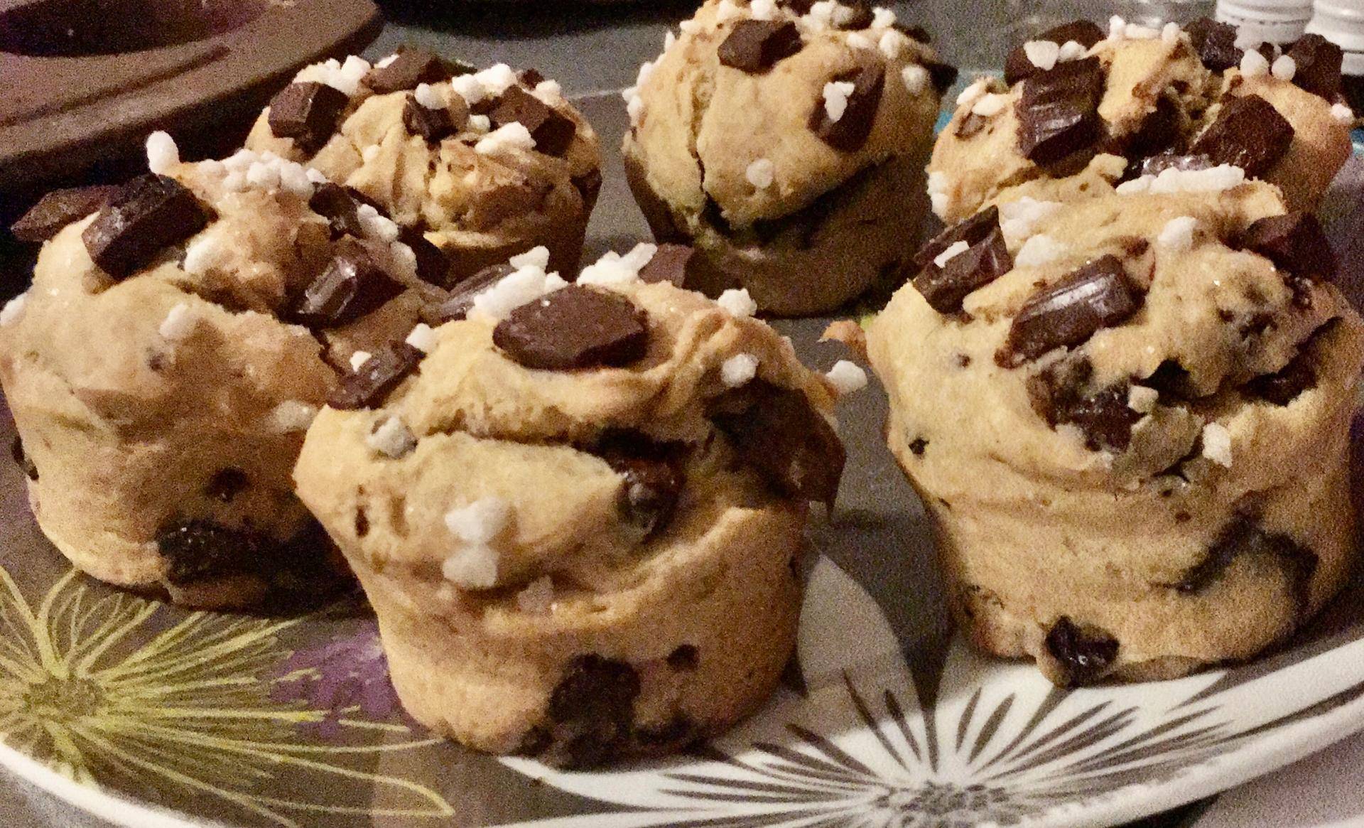 Muffins sans gluten ni lactose aux pépites de chocolat - Recepten Cake Factory | Tefal